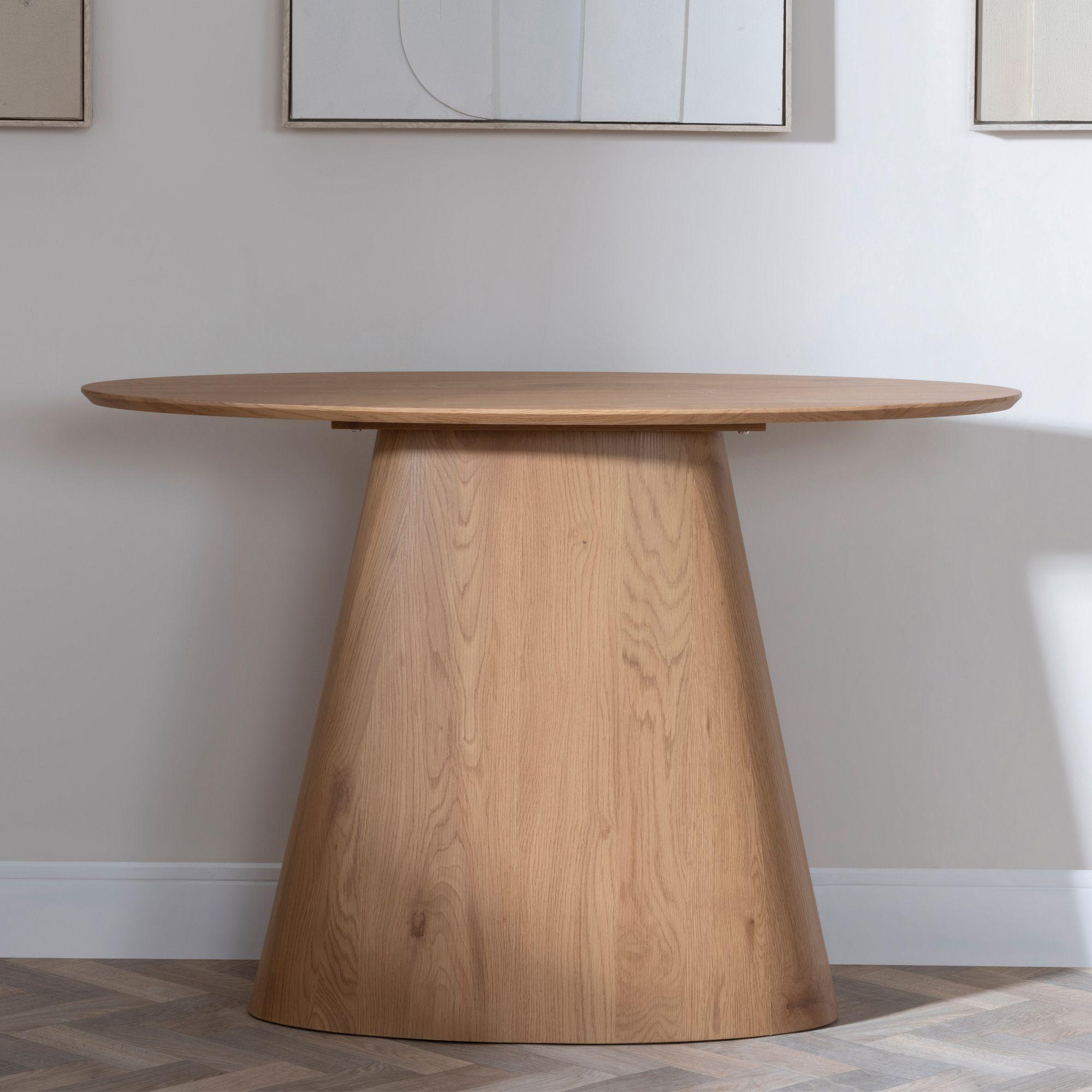 Palma Console Table - Oval - Oak
