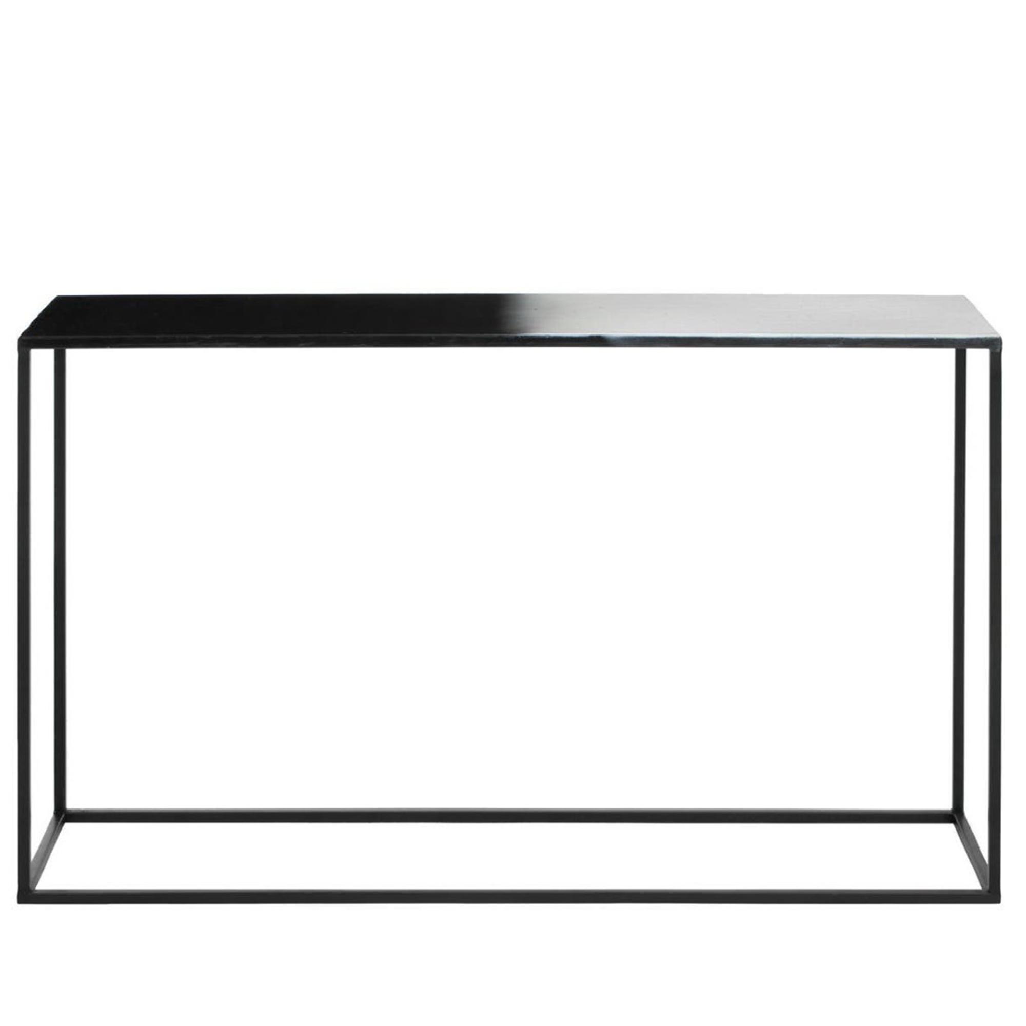 Ramus Console Table - Black and White