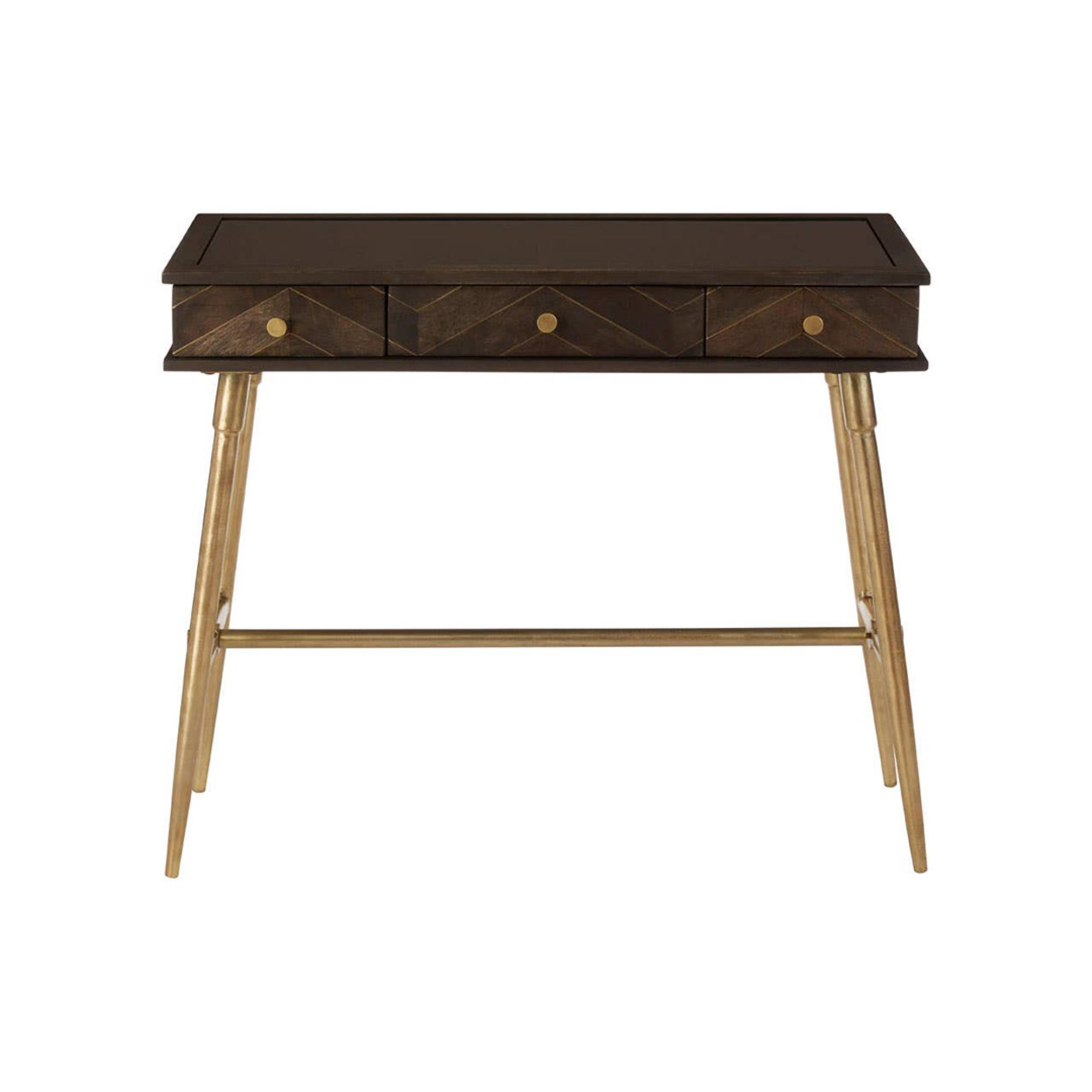Sagor Console Table - 3 Drawer - Mango Wood