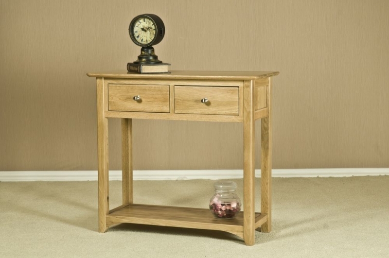 Shaker Oak Console Table