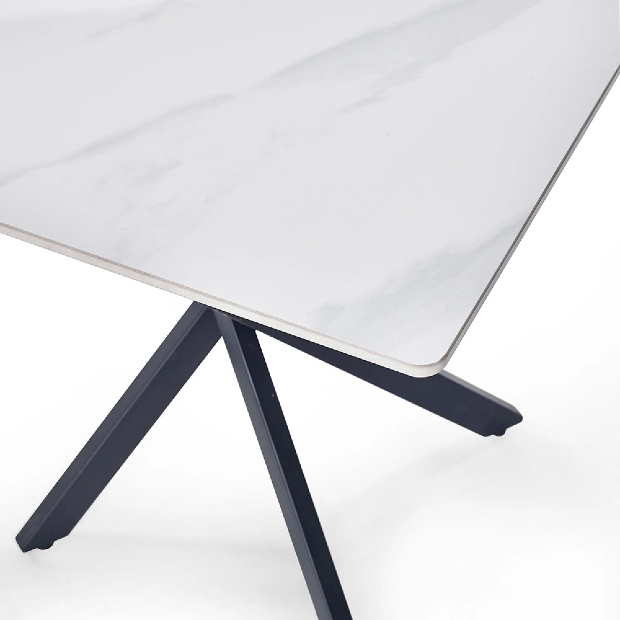 Bradley Lamp Table - Square - White Ceramic