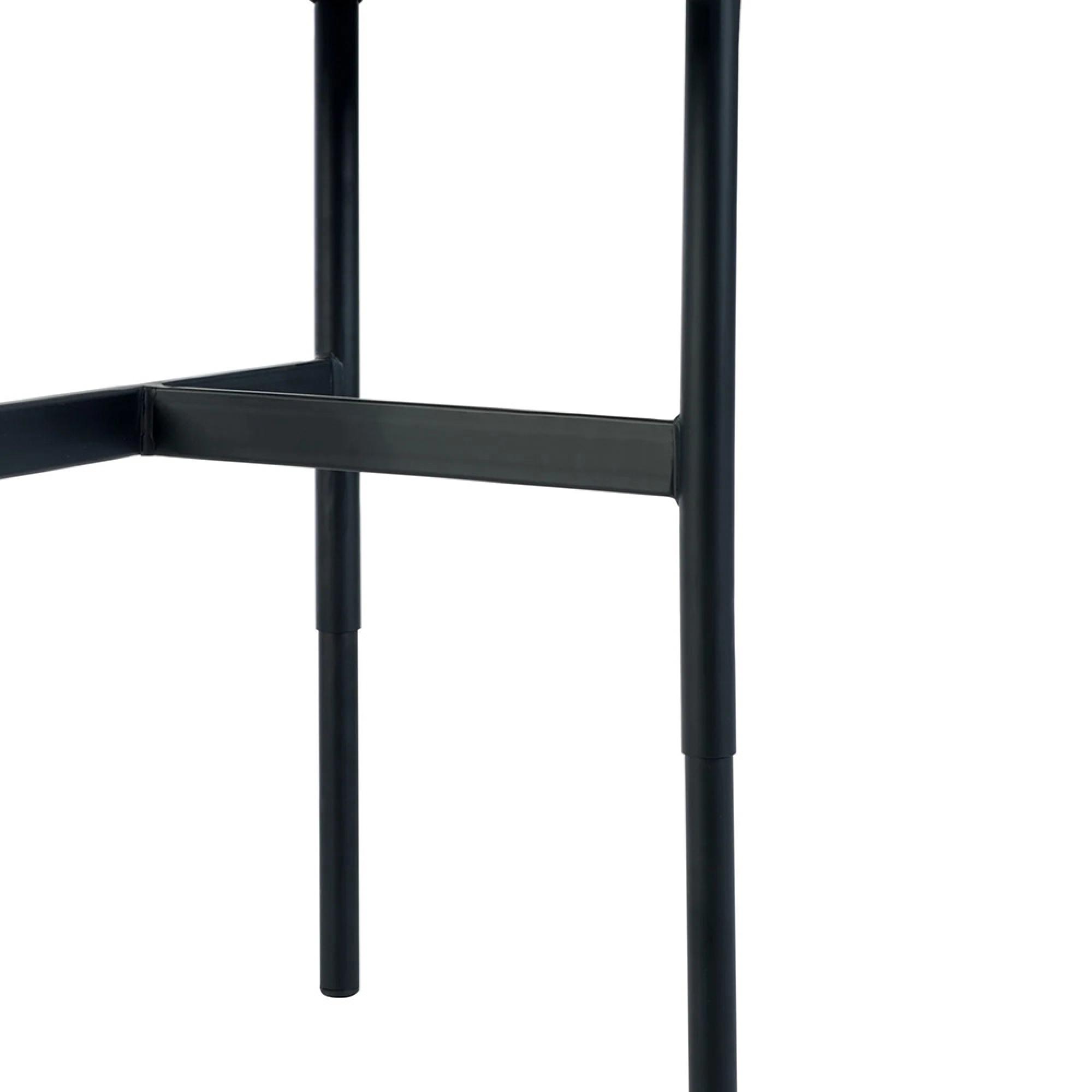 Franki Lamp Table - Round - Black Metal