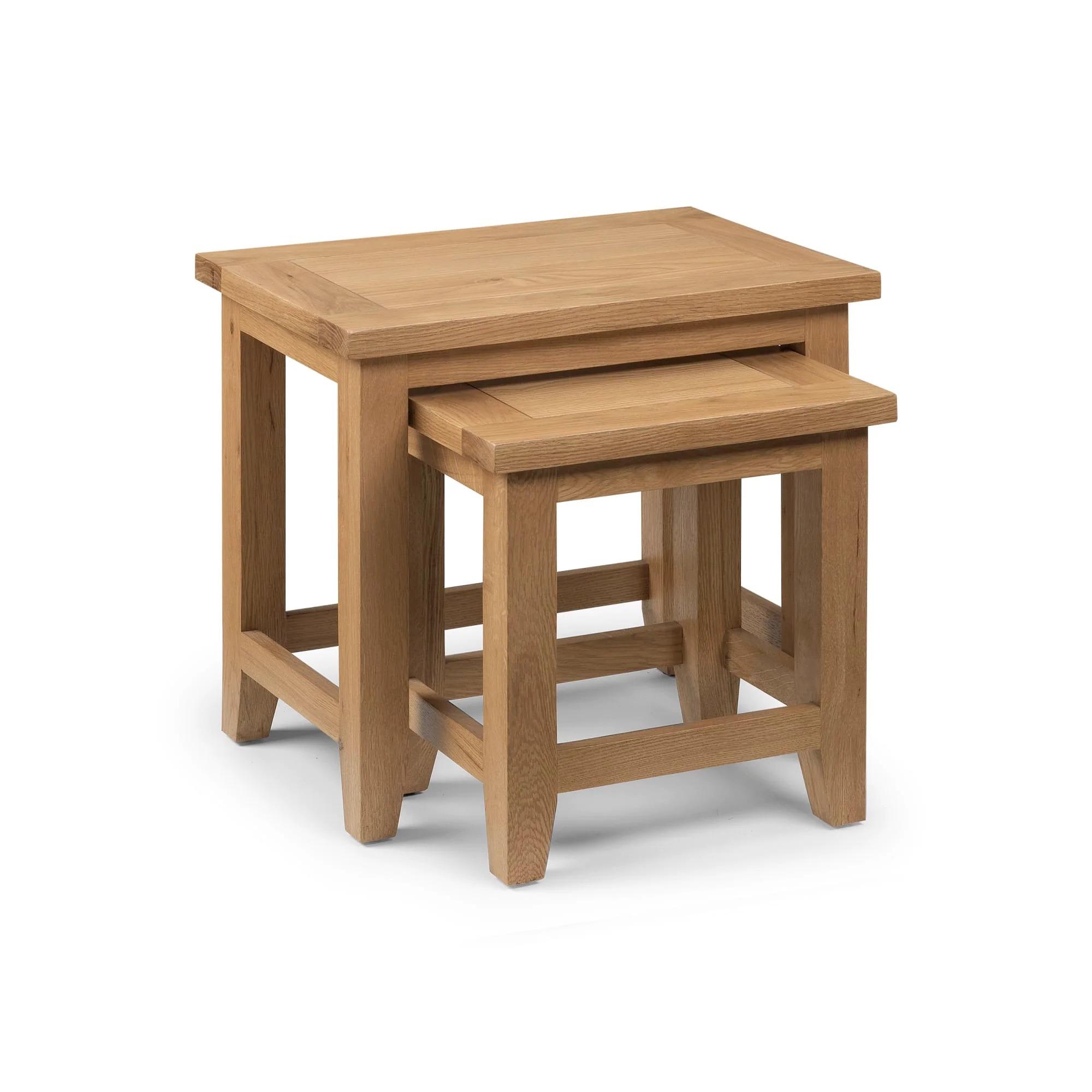 Astoria Oak Nest of Tables - Set of 2