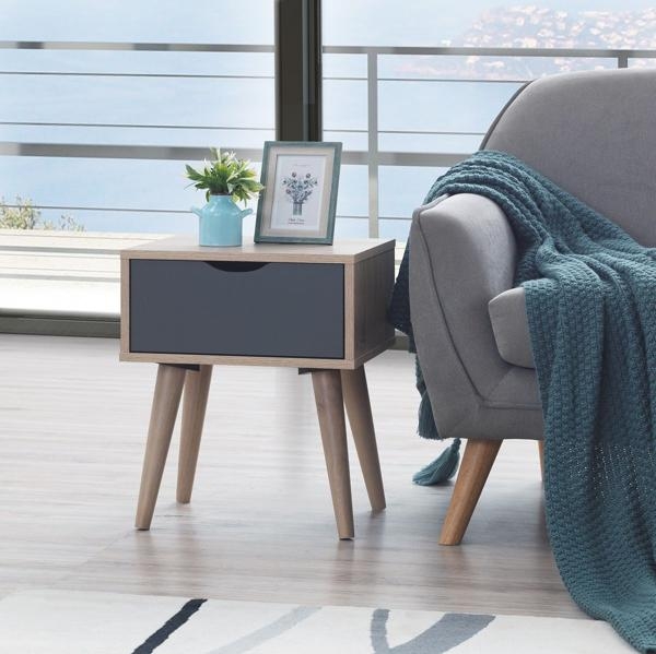 Anson 1 Drawer Lamp Table - Variant Available