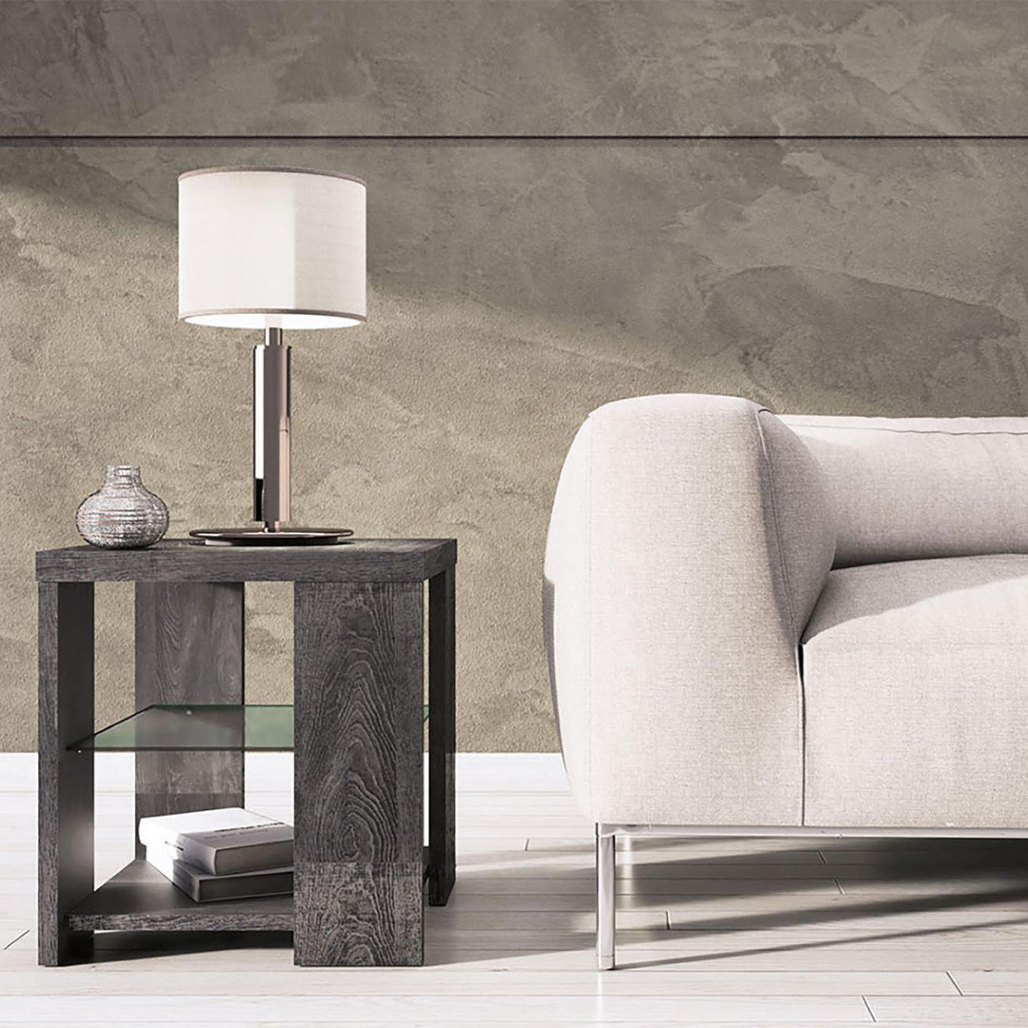 Augusta Grey Oak Effect Lamp Table