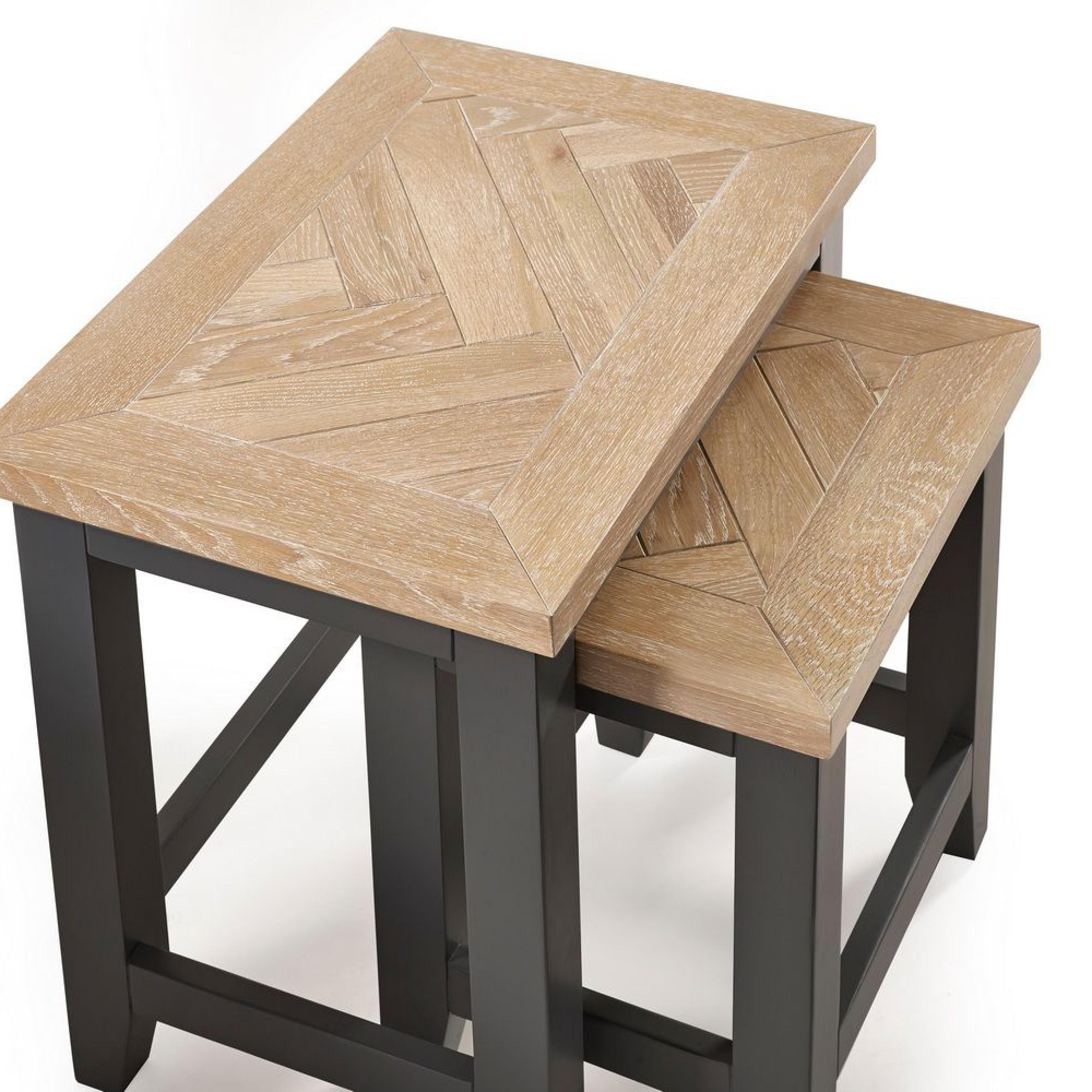 Bordeaux Nest of Tables - Set of 2 - Grey