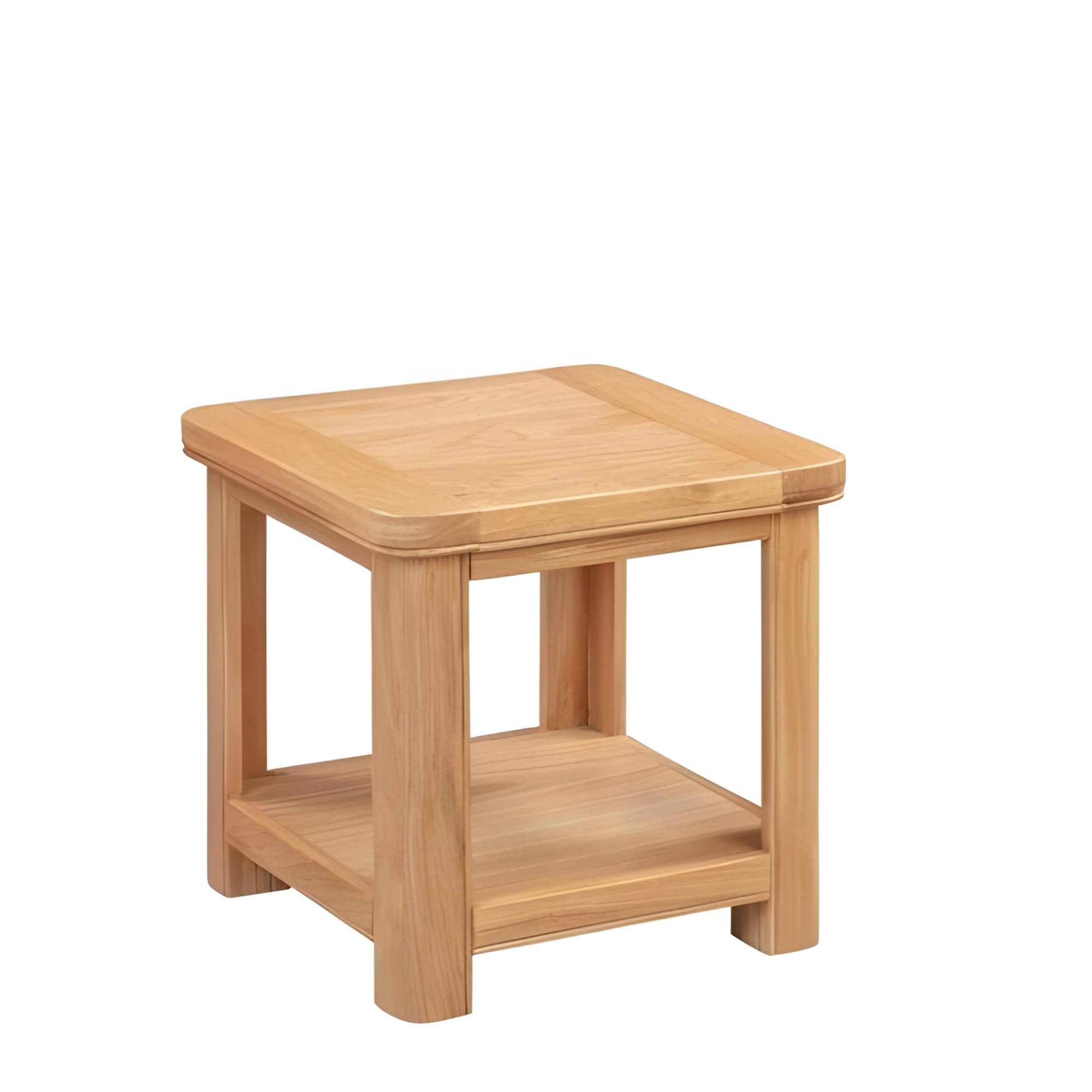 Clarion Lamp Table - Square - Oak