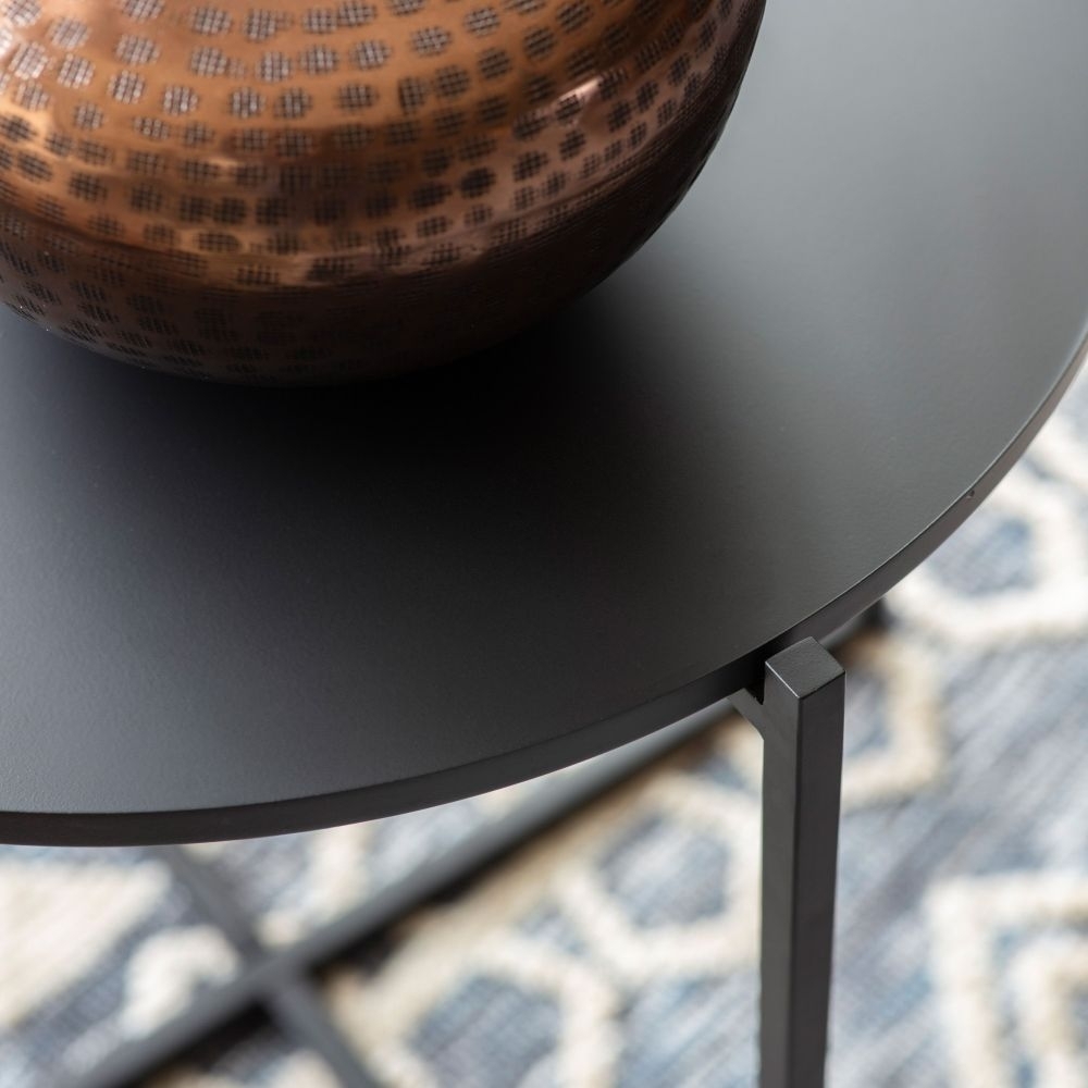 Clearance - Balotra Black Large Side Table - 711