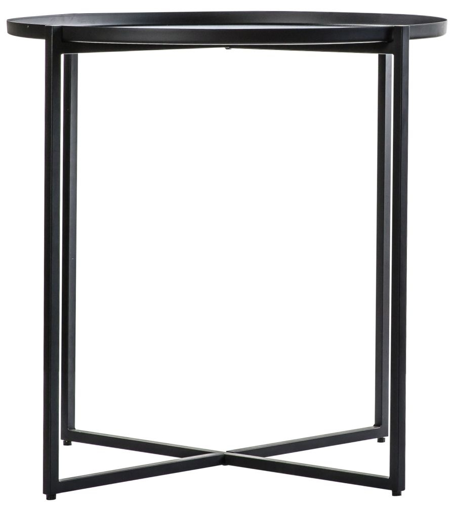 Clearance - Balotra Black Large Side Table - 711
