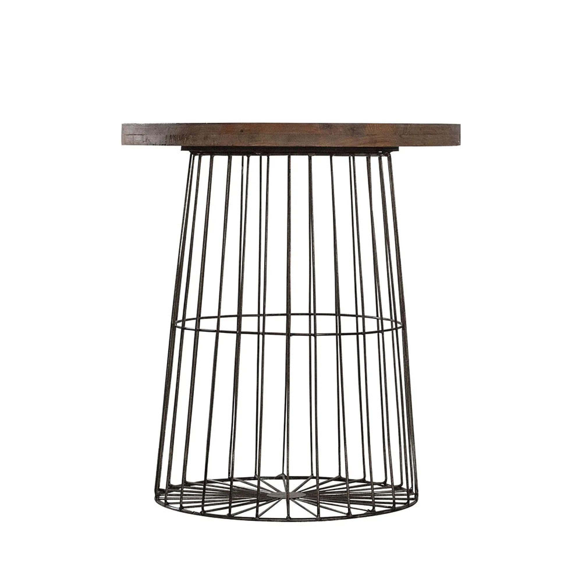 Clearance - Menzies Natural Round Side Table - A183