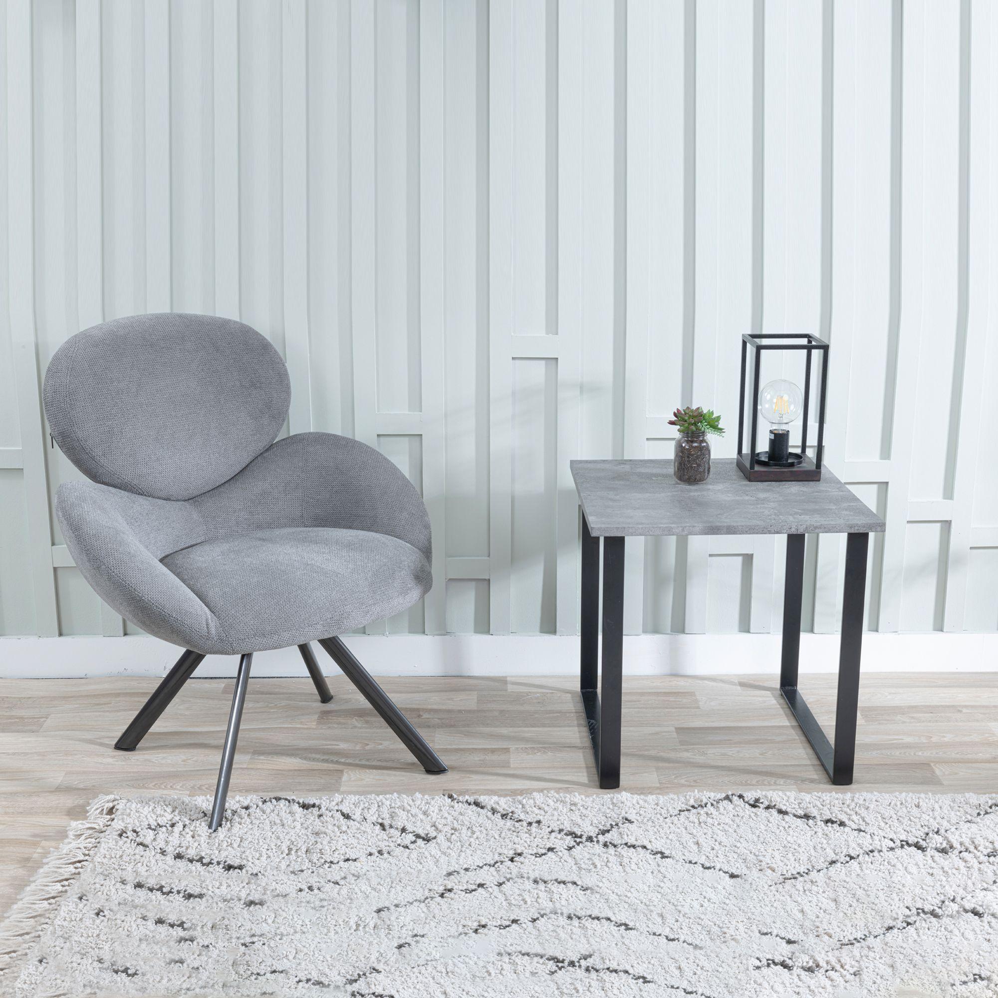 Clearance - Texas Side Table - Square - Grey