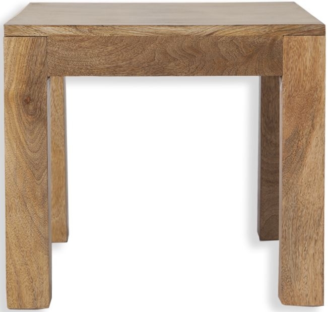 Cuban Natural Mango Wood Lamp Table