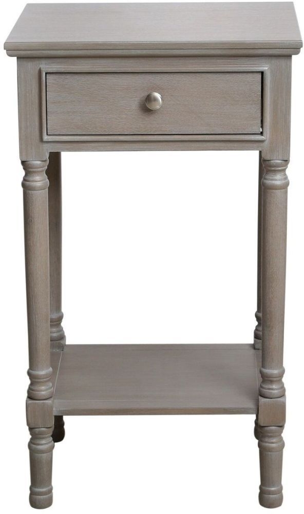 Delta Telephone Table - Taupe - 1 Drawer