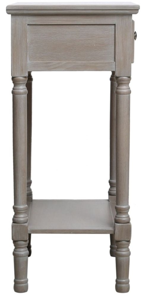 Delta Telephone Table - Taupe - 1 Drawer