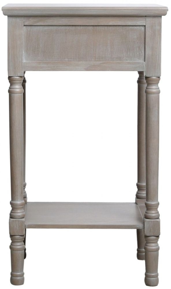 Delta Telephone Table - Taupe - 1 Drawer