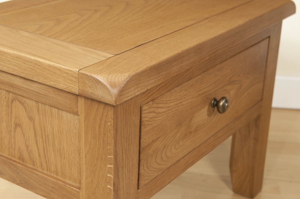 Dorset Side Table - 1 Drawer - Oak