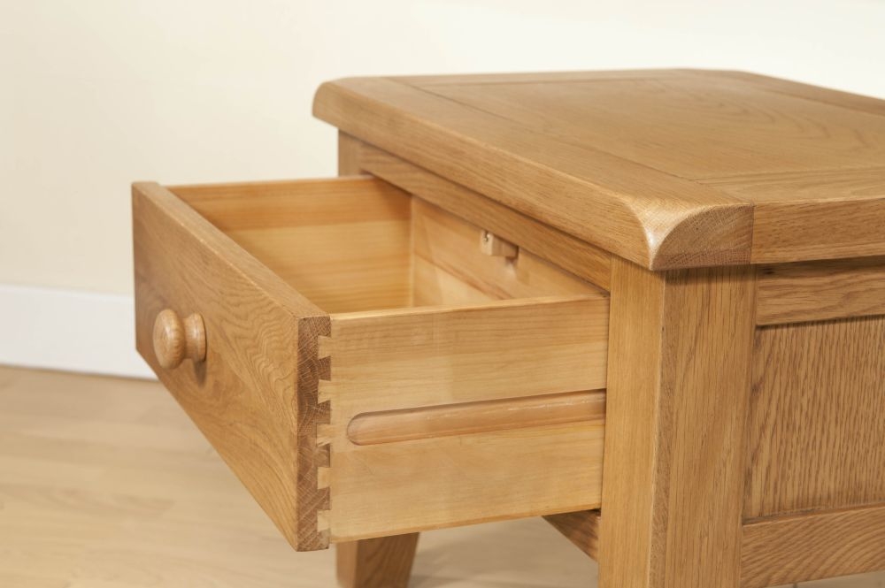 Dorset Side Table - 1 Drawer - Oak