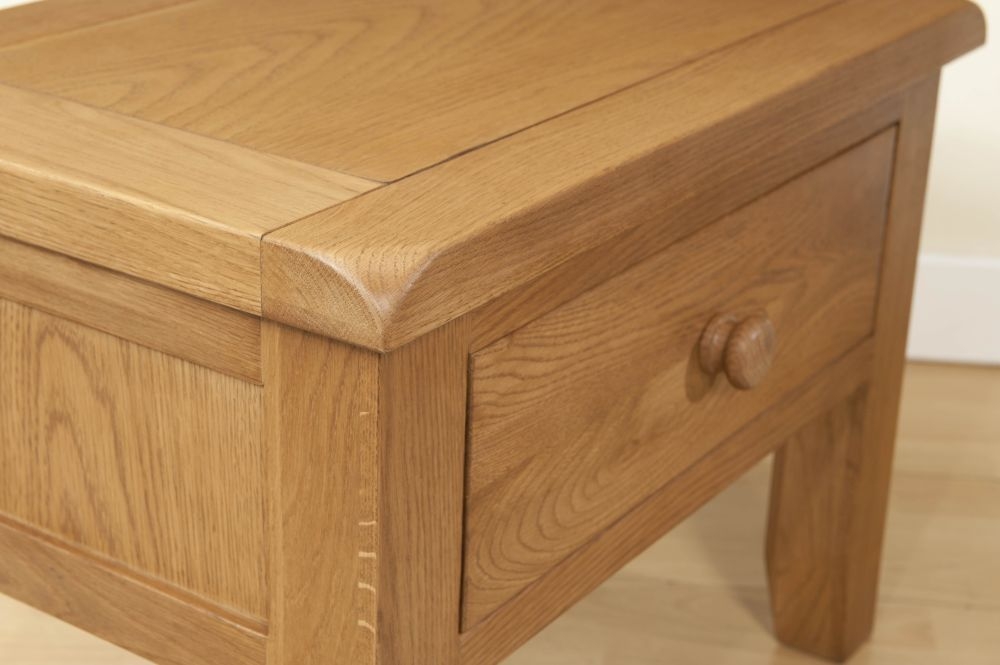 Dorset Side Table - 1 Drawer - Oak