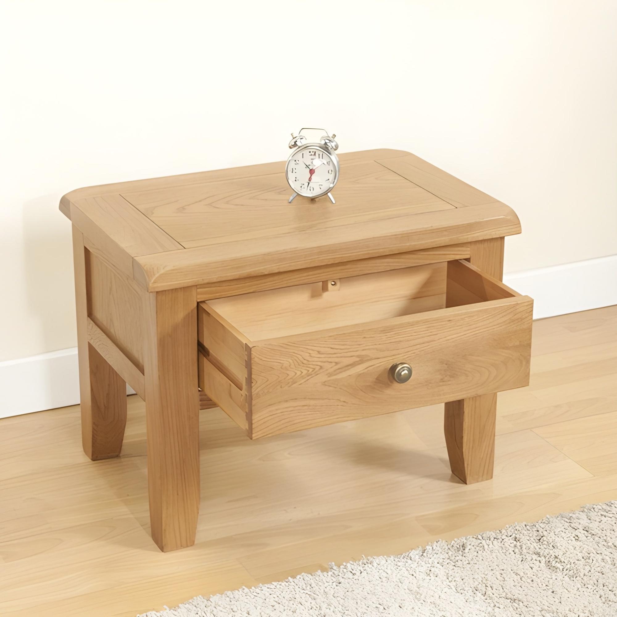 Dorset Side Table - 1 Drawer - Oak