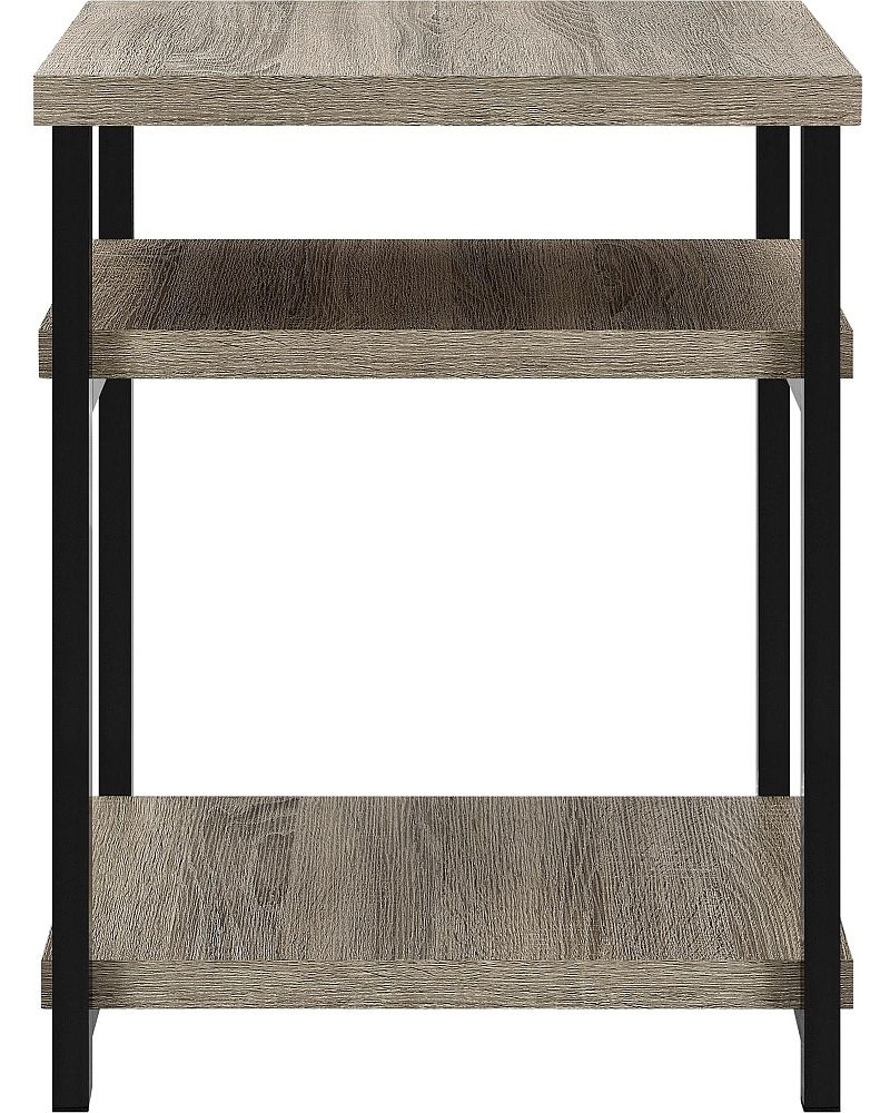 Elmwood End Table - Distressed Grey Oak - 5048096PCOMUK