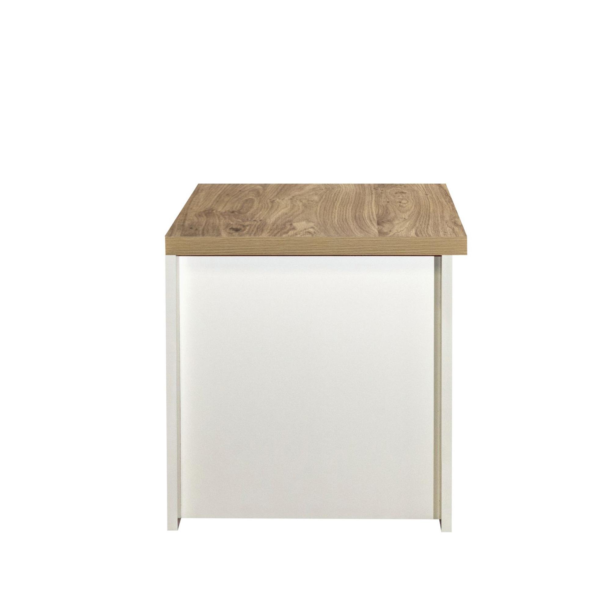 Highgate Lamp Table - 1 Drawer - Cream Painted