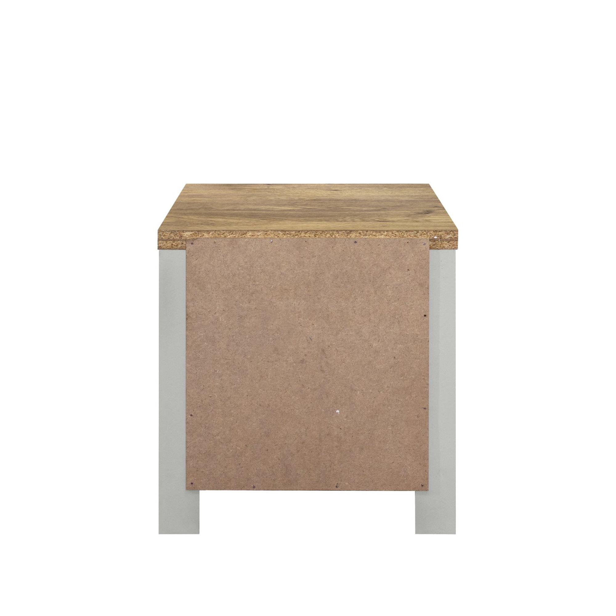 Highgate Lamp Table - 1 Drawer - Grey Painted