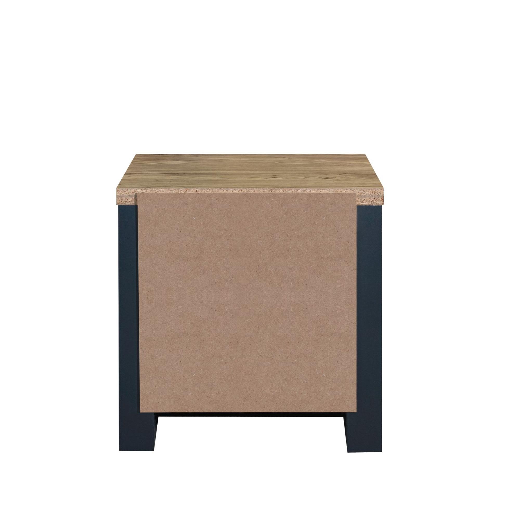 Highgate Lamp Table - 1 Drawer - Navy Blue Painted