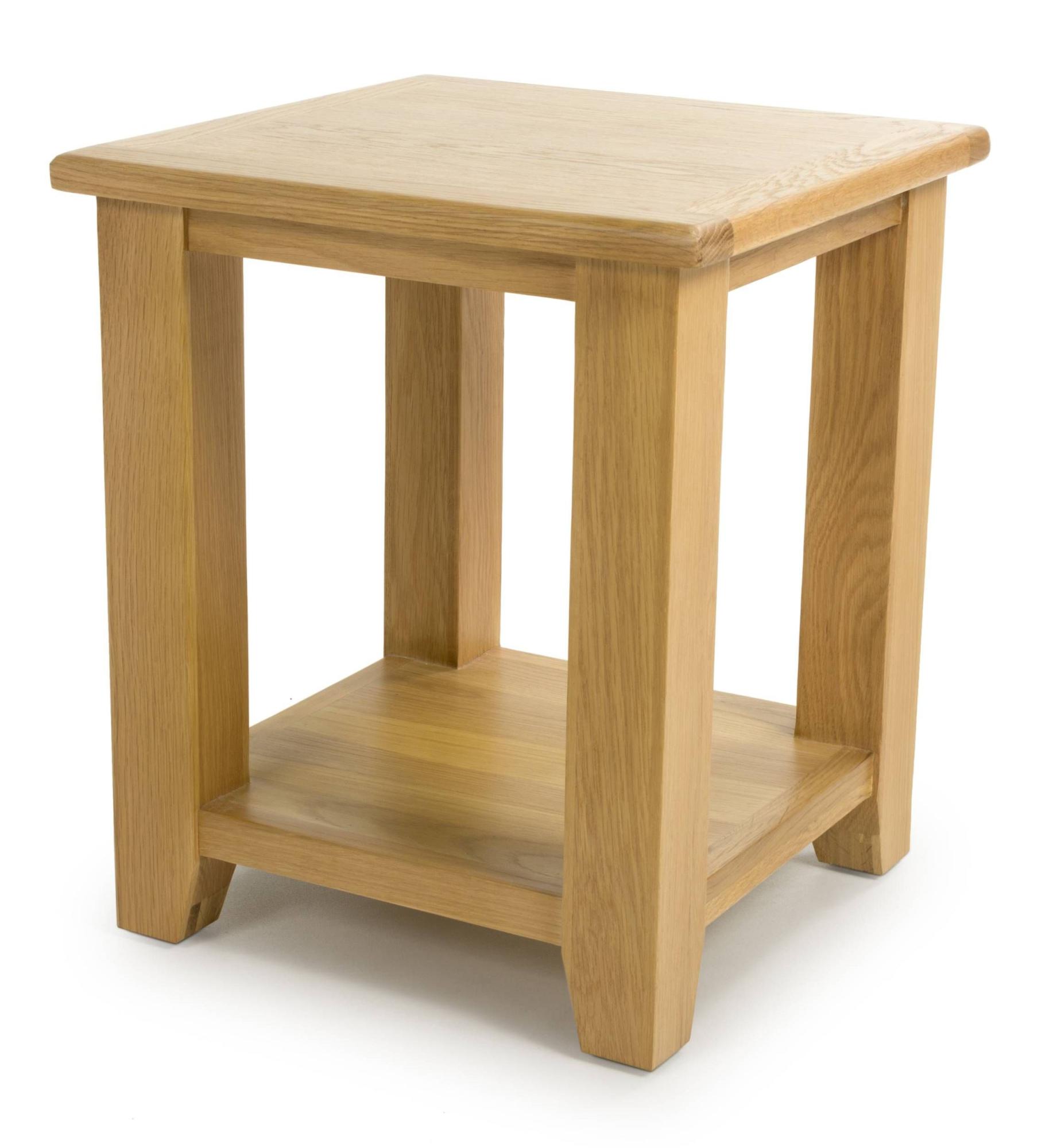 Madrid End Table - Oak