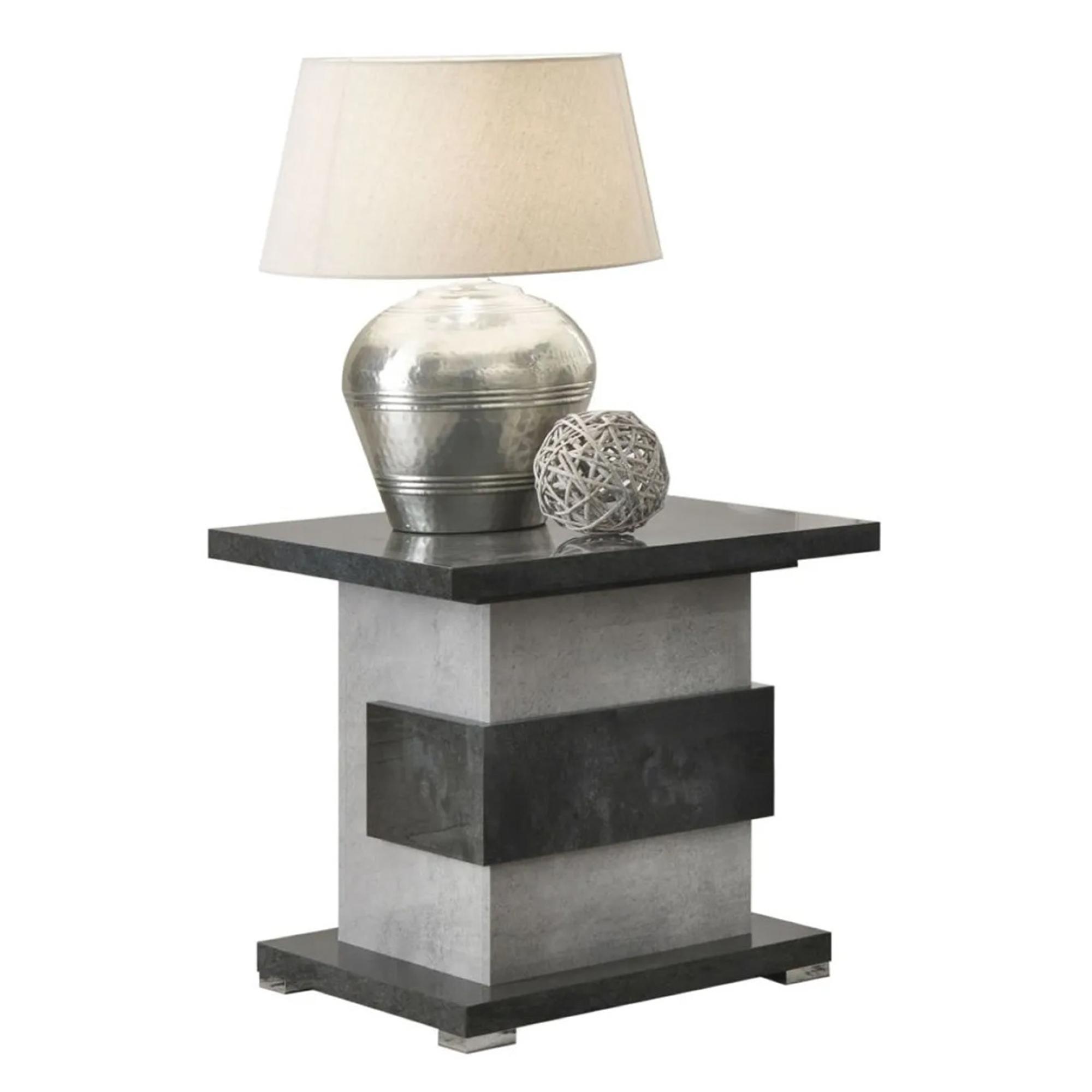 Milo Grey Lamp Table