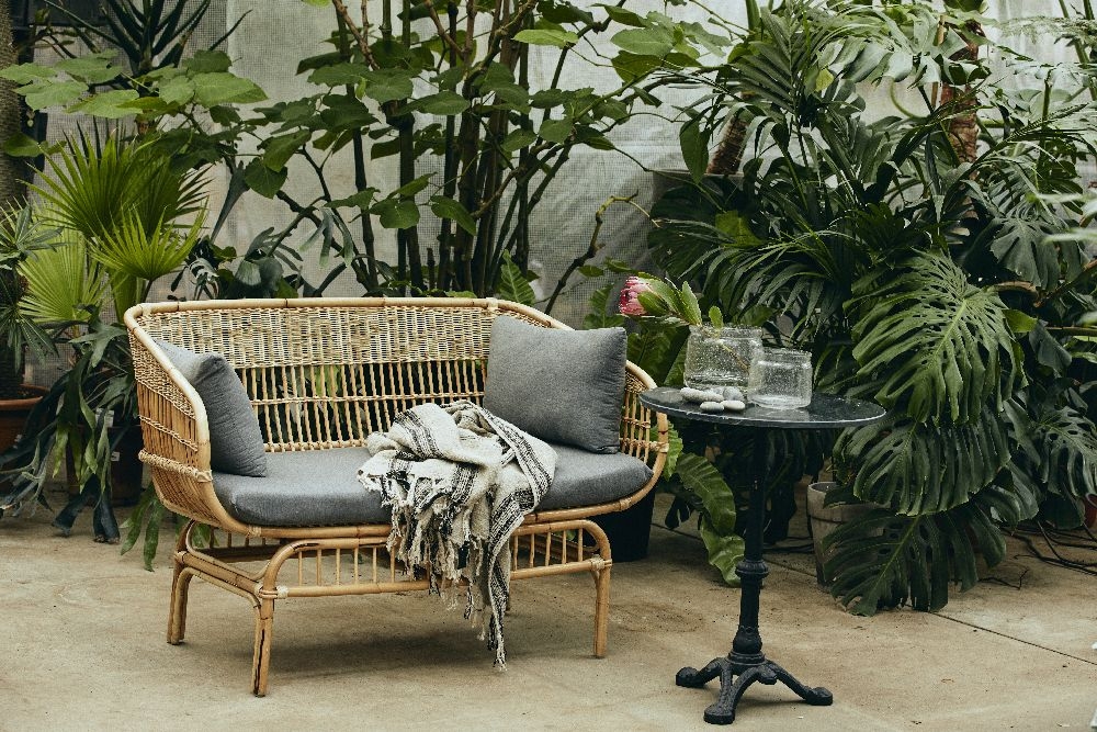 Cafe Side Table - Round - Black Marble