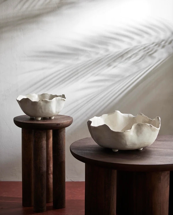 Helin Side Table - Round - Mango Wood