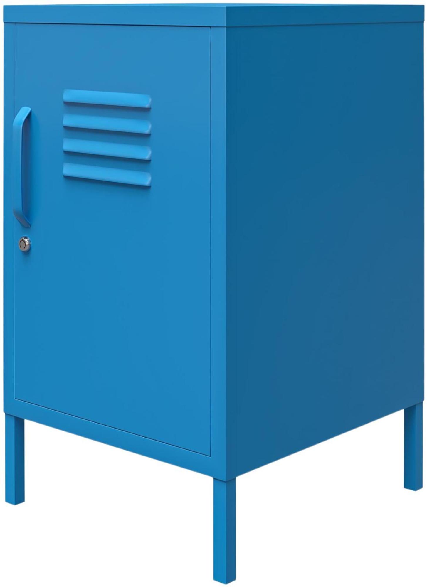 Novogratz Cache Locker End Table - Blue - 2354810COMNUK