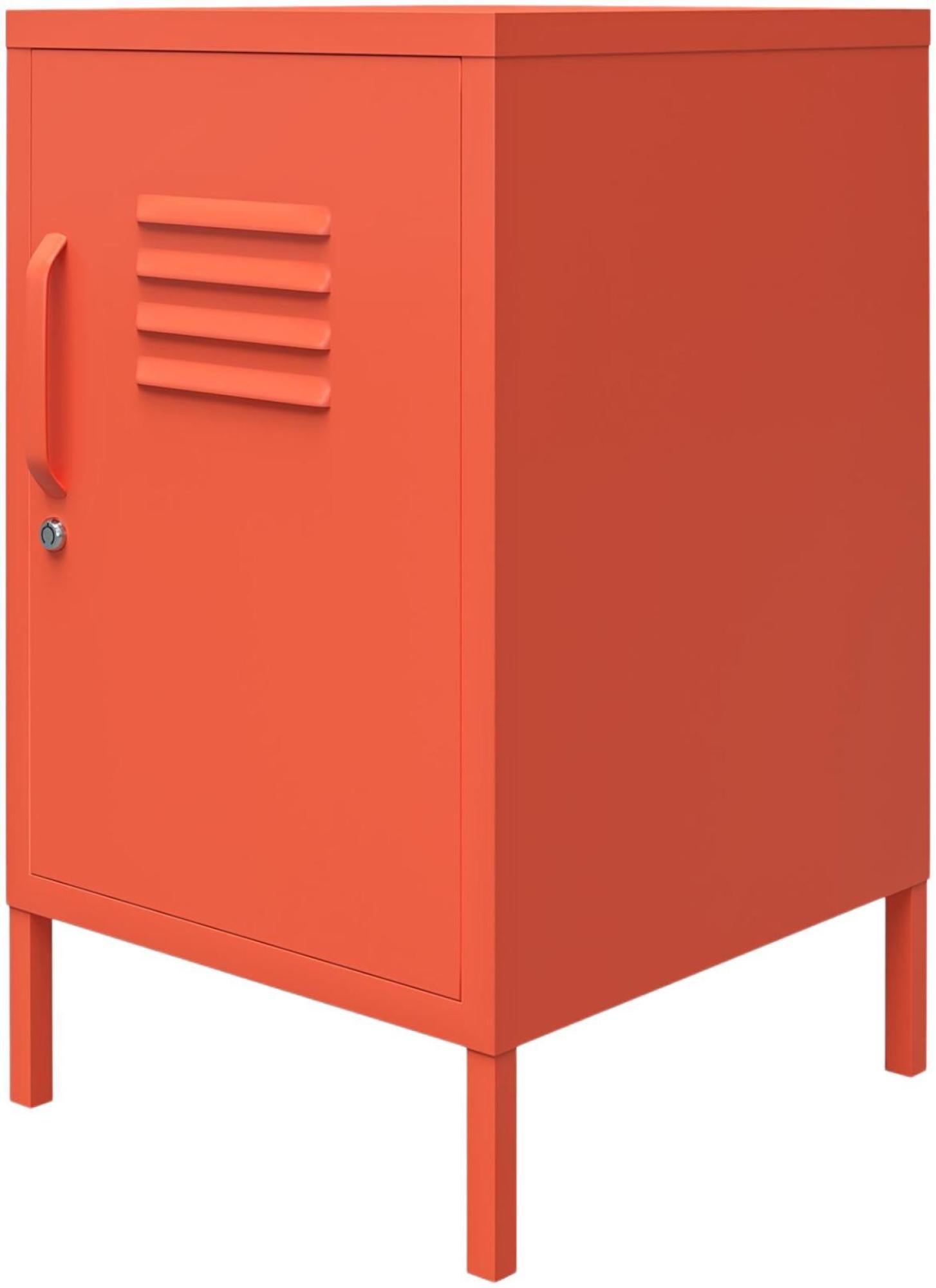 Novogratz Cache Locker End Table - Orange - 2354813COMNUK