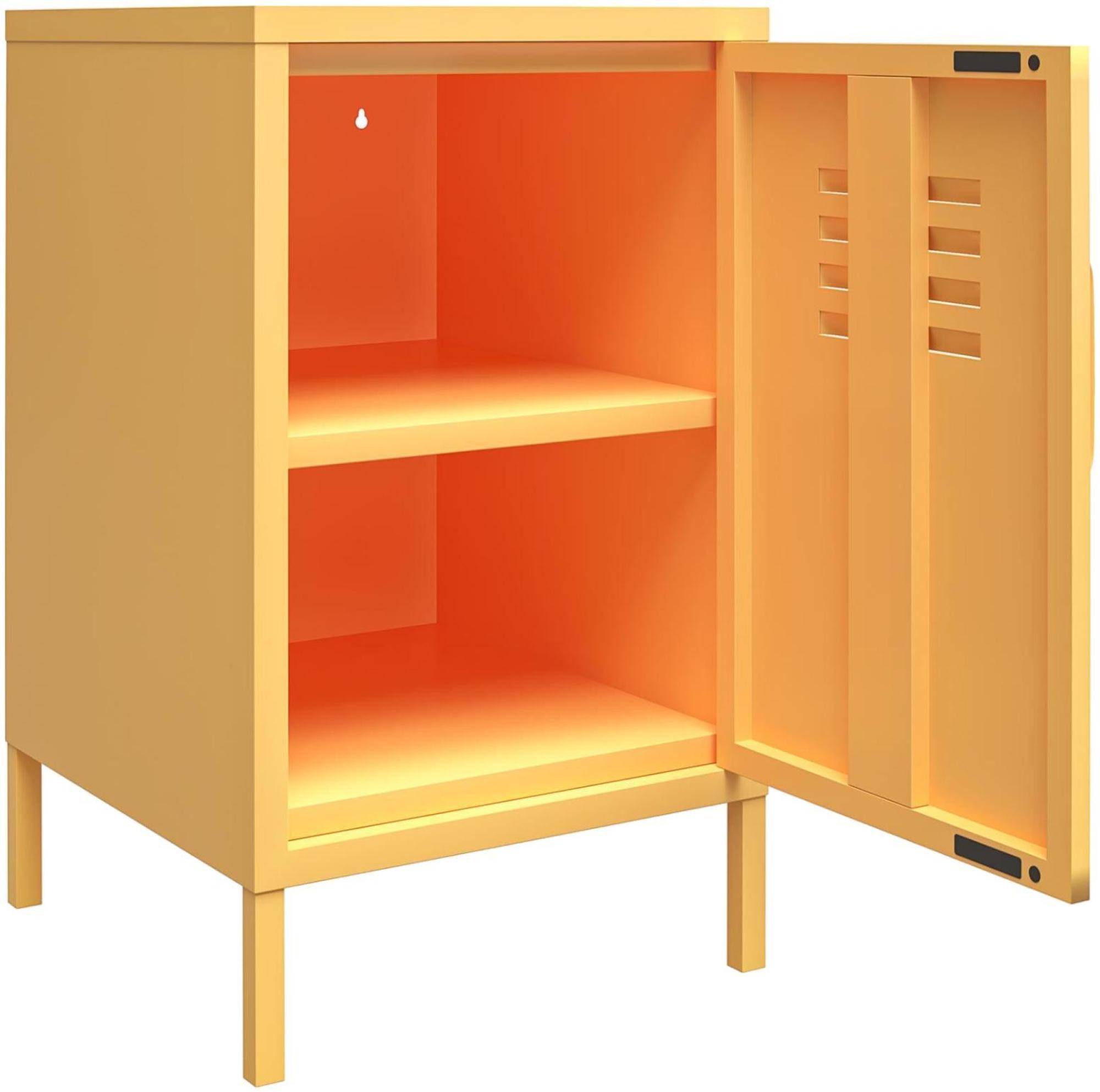 Novogratz Cache Locker End Table - Yellow - 2354814COMNUK