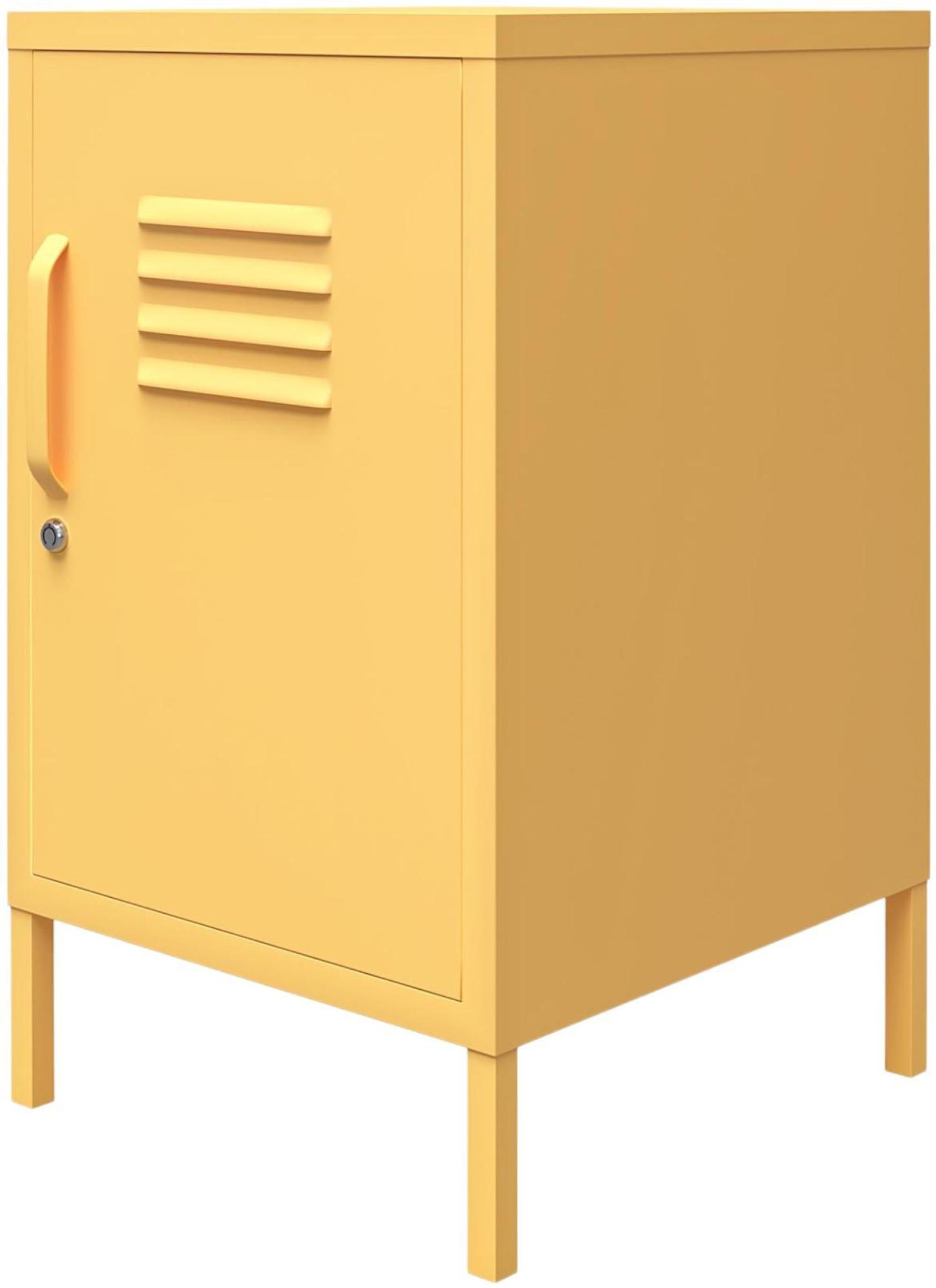 Novogratz Cache Locker End Table - Yellow - 2354814COMNUK
