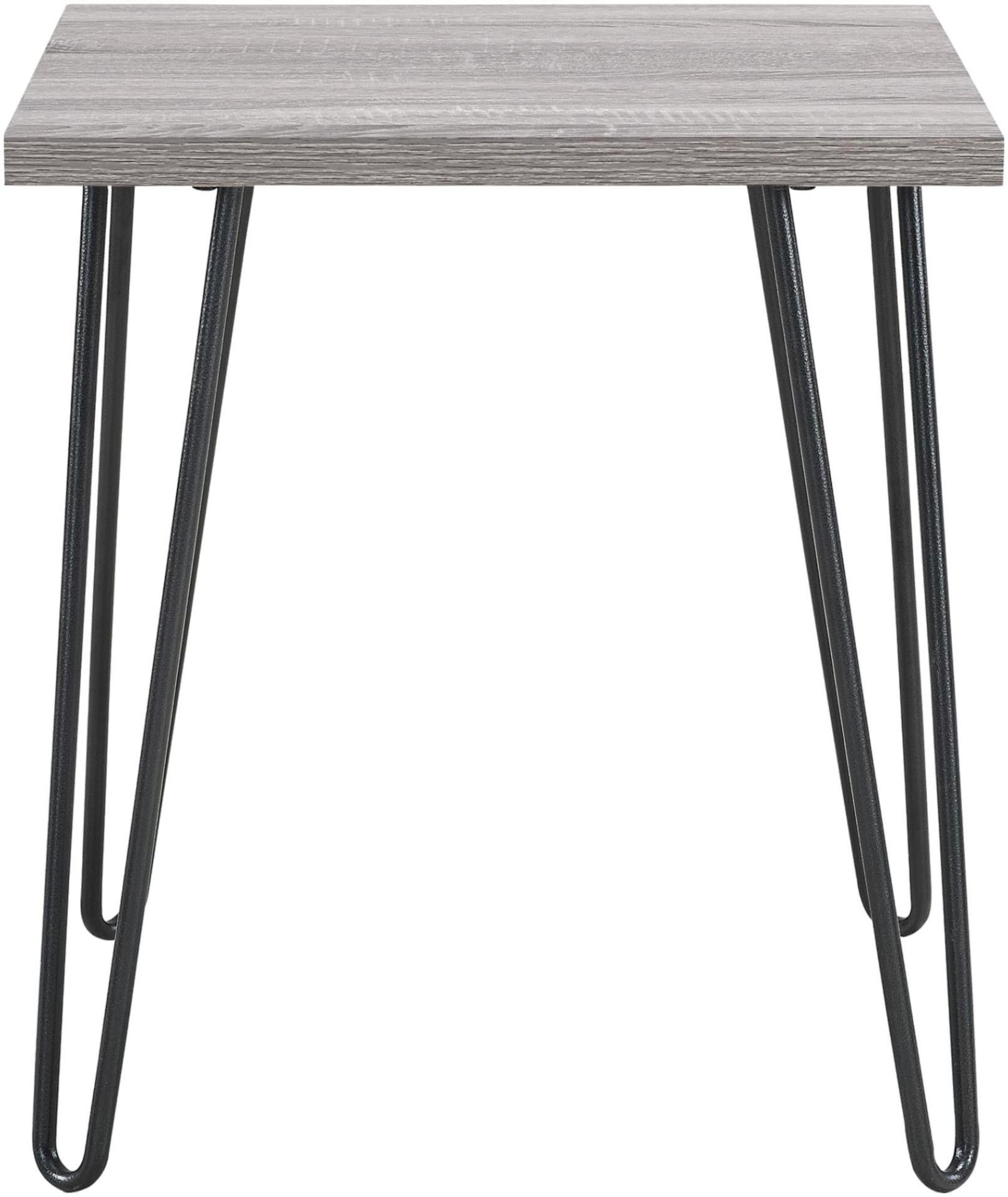 Owen Retro End Table - Grey Oak - 5068196PCOMUK