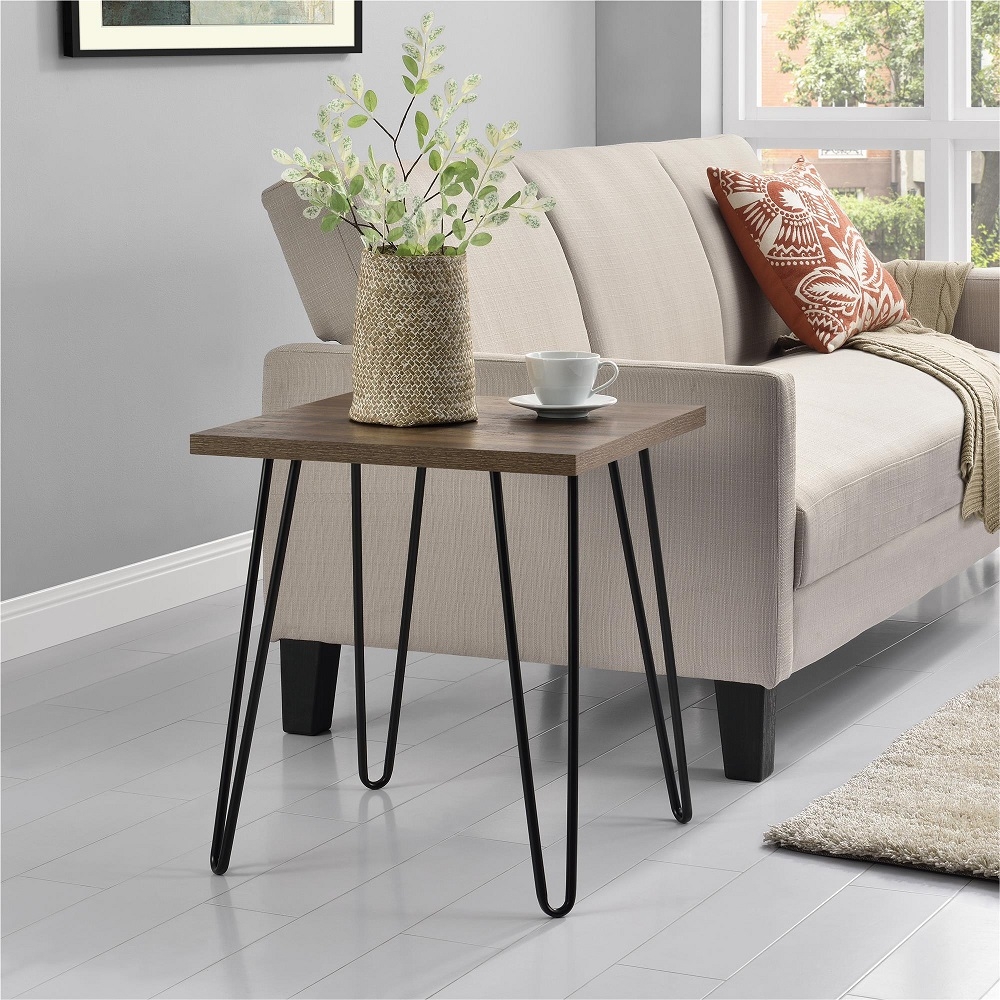 Owen Retro End Table - Walnut - 5068396COMUK