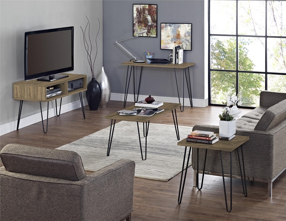 Owen Retro End Table - Walnut - 5068396COMUK