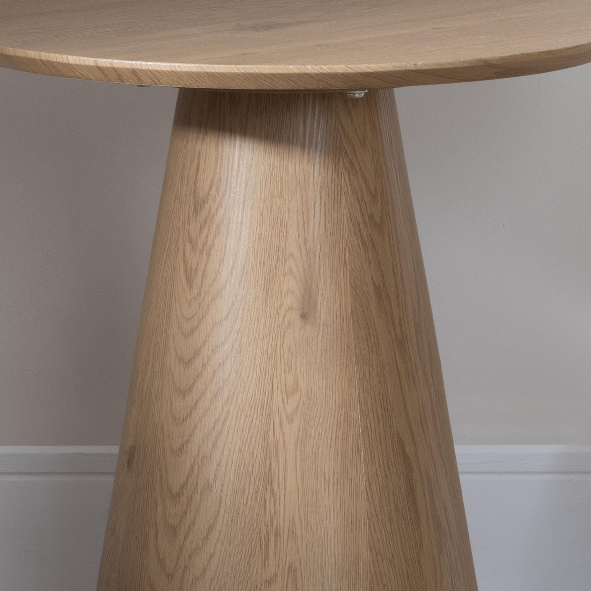 Palma End Table - Round - Oak