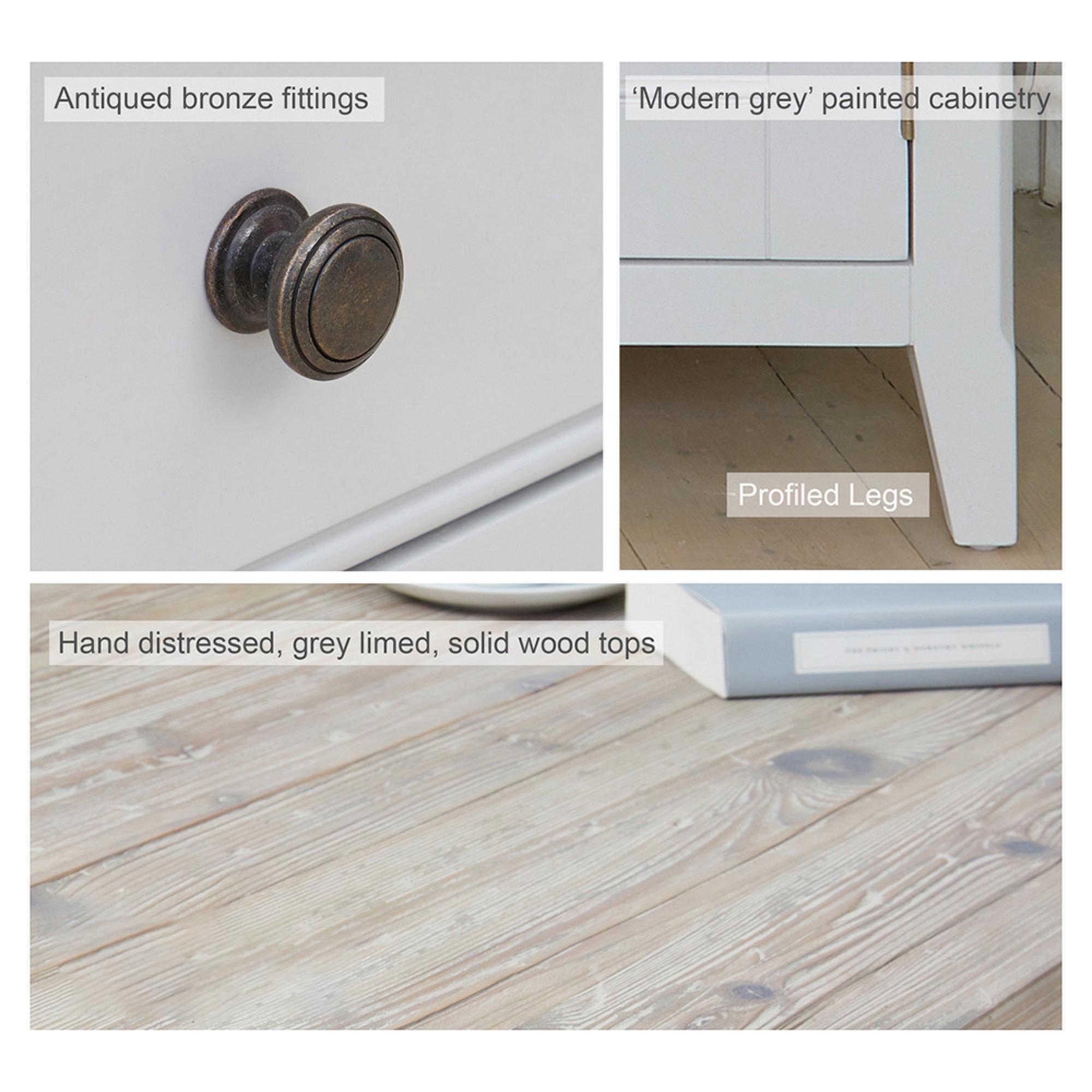 Signature Grey Painted Lamp Table