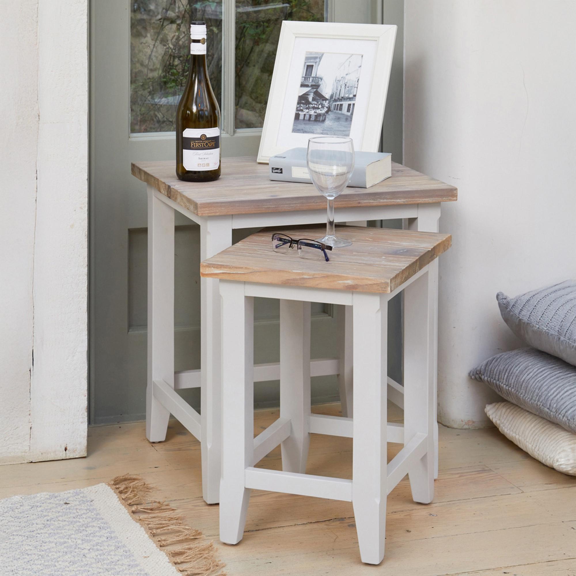 Signature Grey Painted Nest of Tables