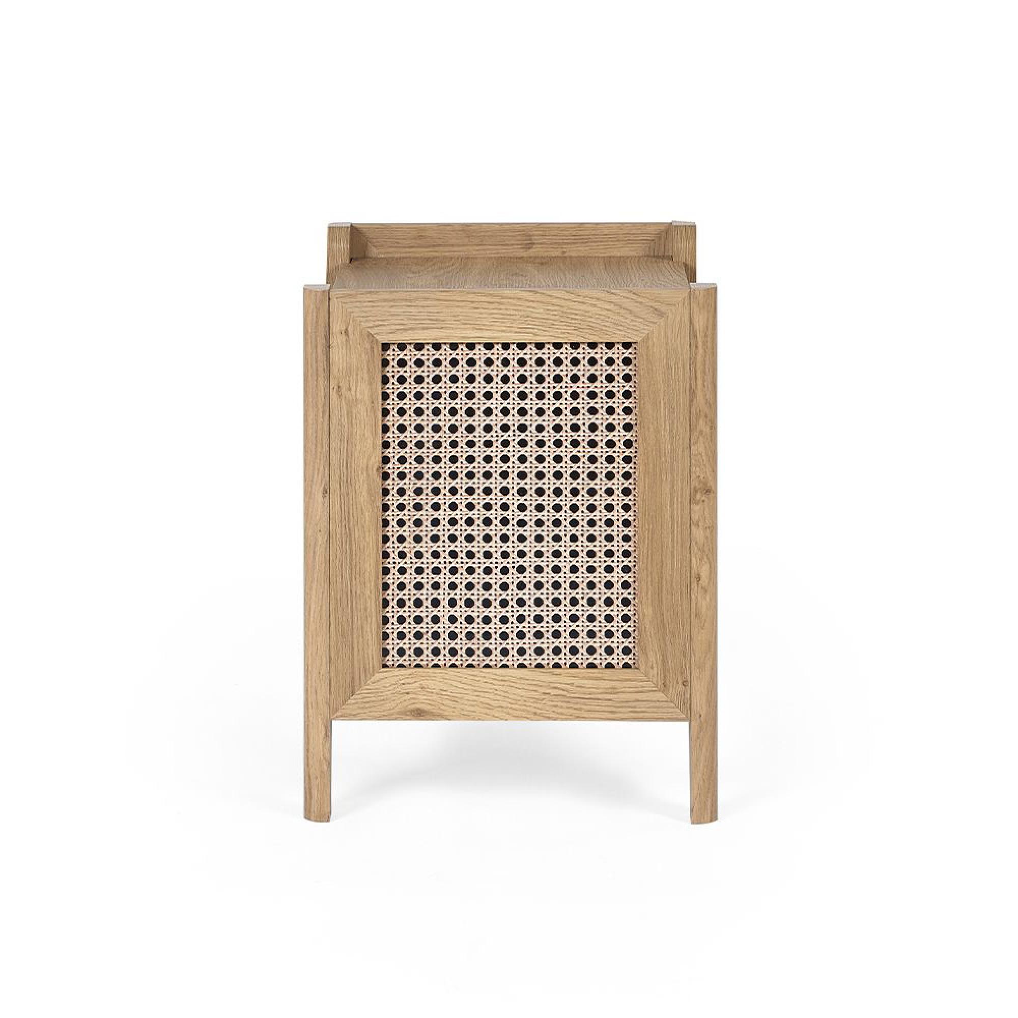 Sydney Lamp Table - Faux Rattan