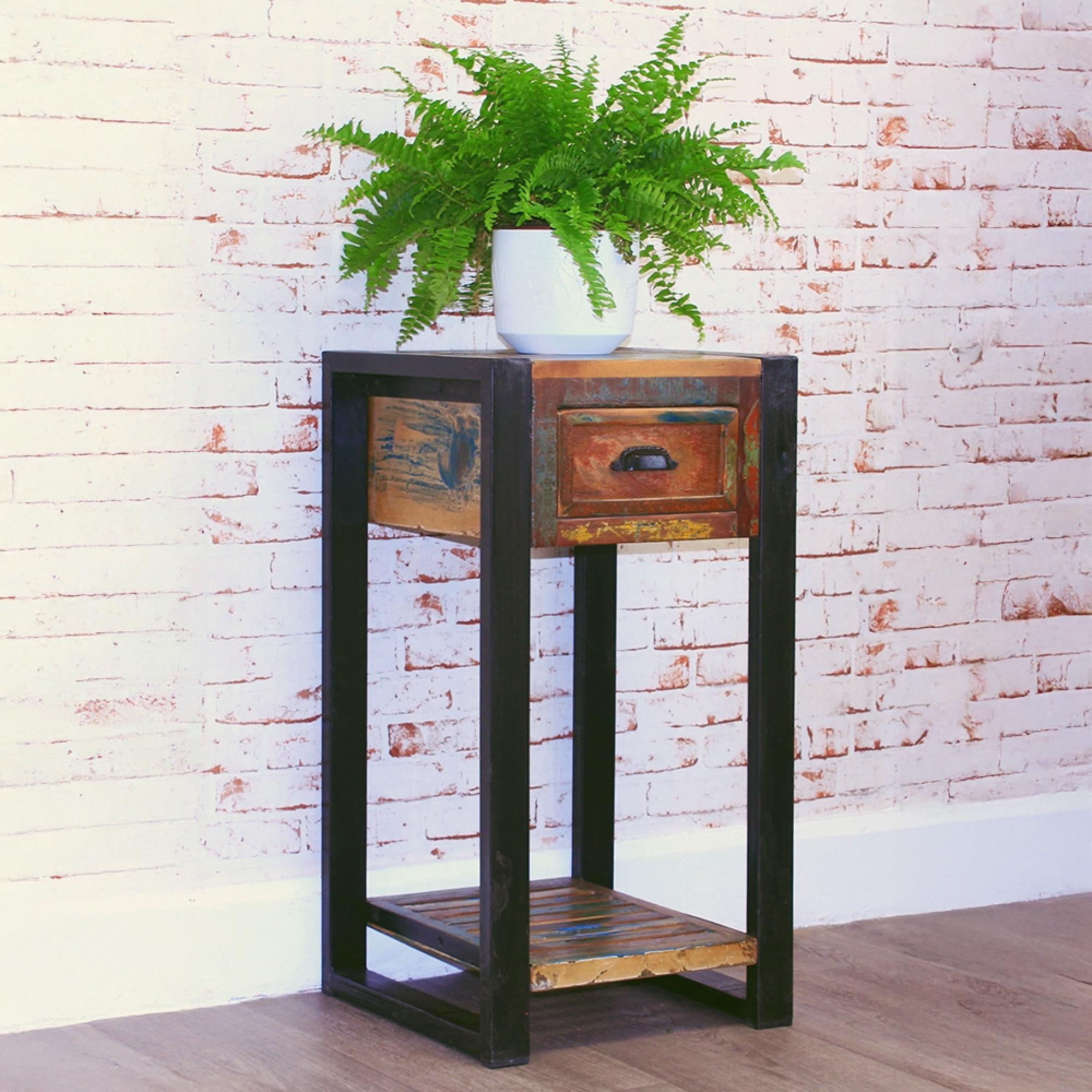 Urban Chic Reclaimed Lamp Table