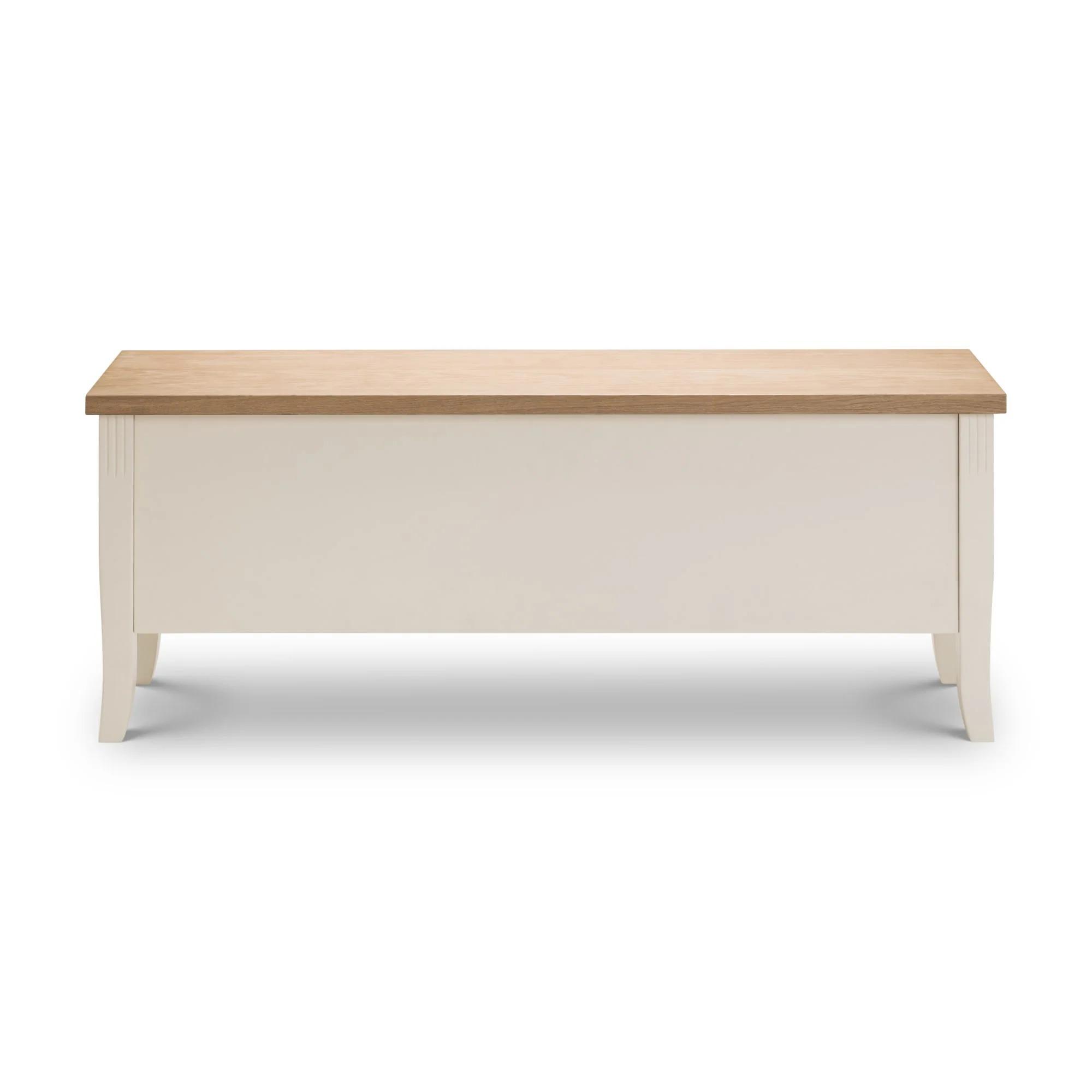 Davenport Storage Bench - Ivory