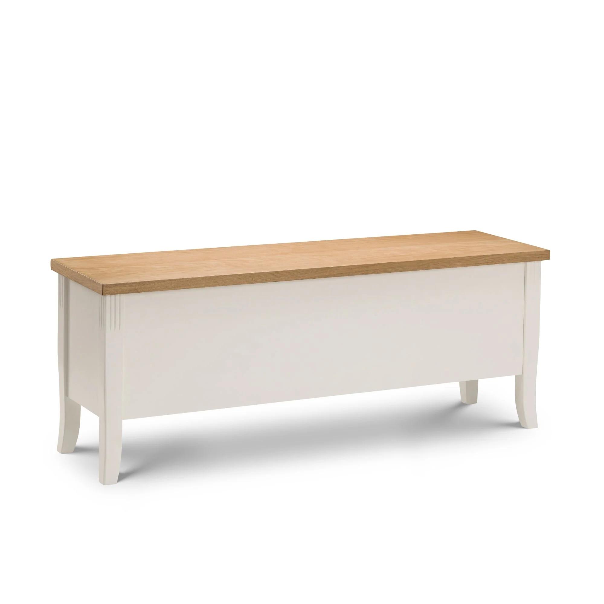 Davenport Storage Bench - Ivory