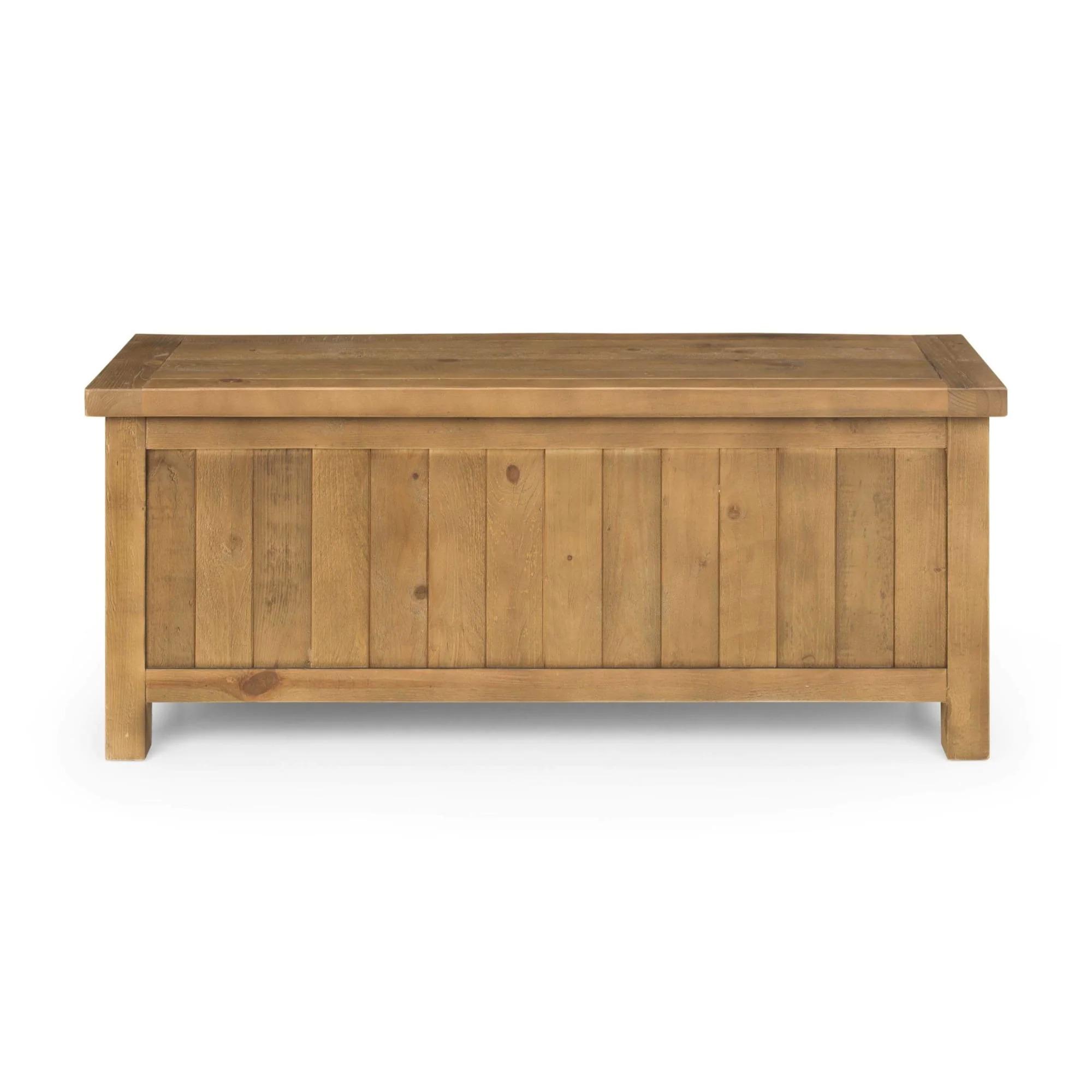 Aspen Pine Storage Bench