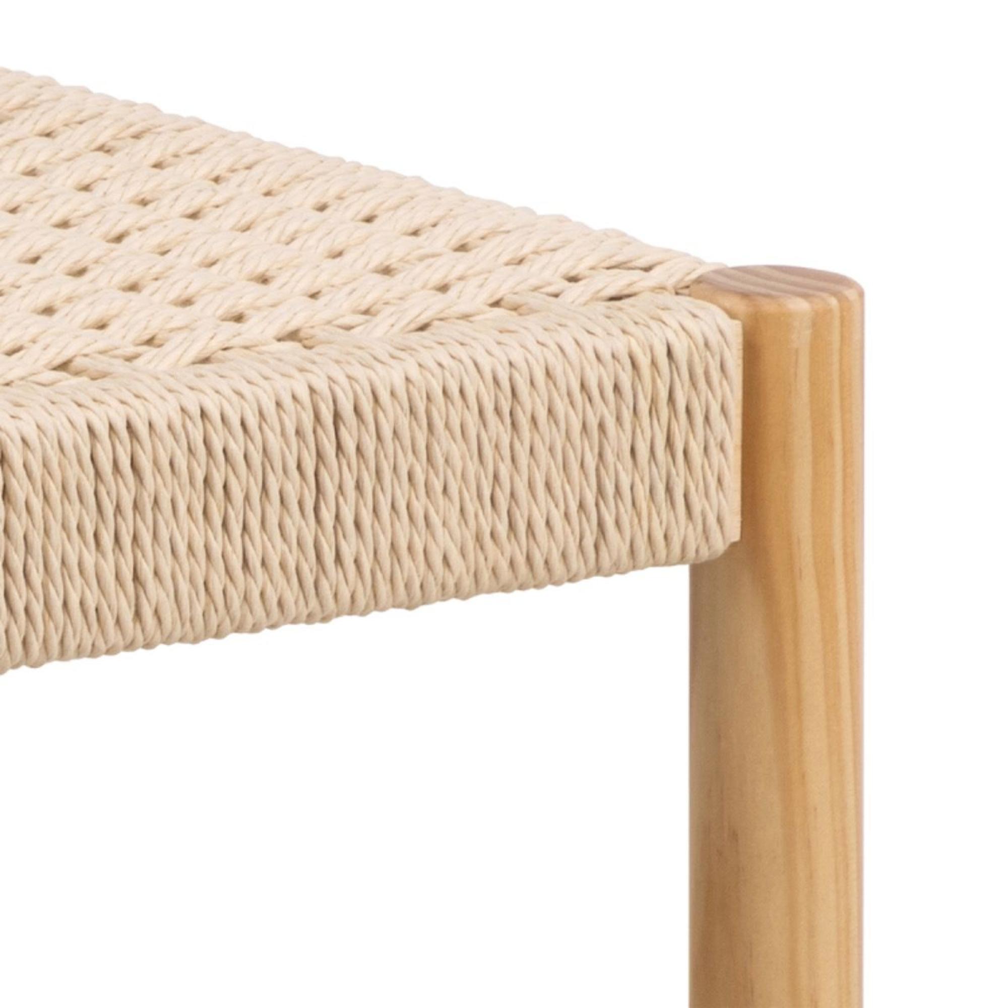 Alvin Bench - Weaved - Off White