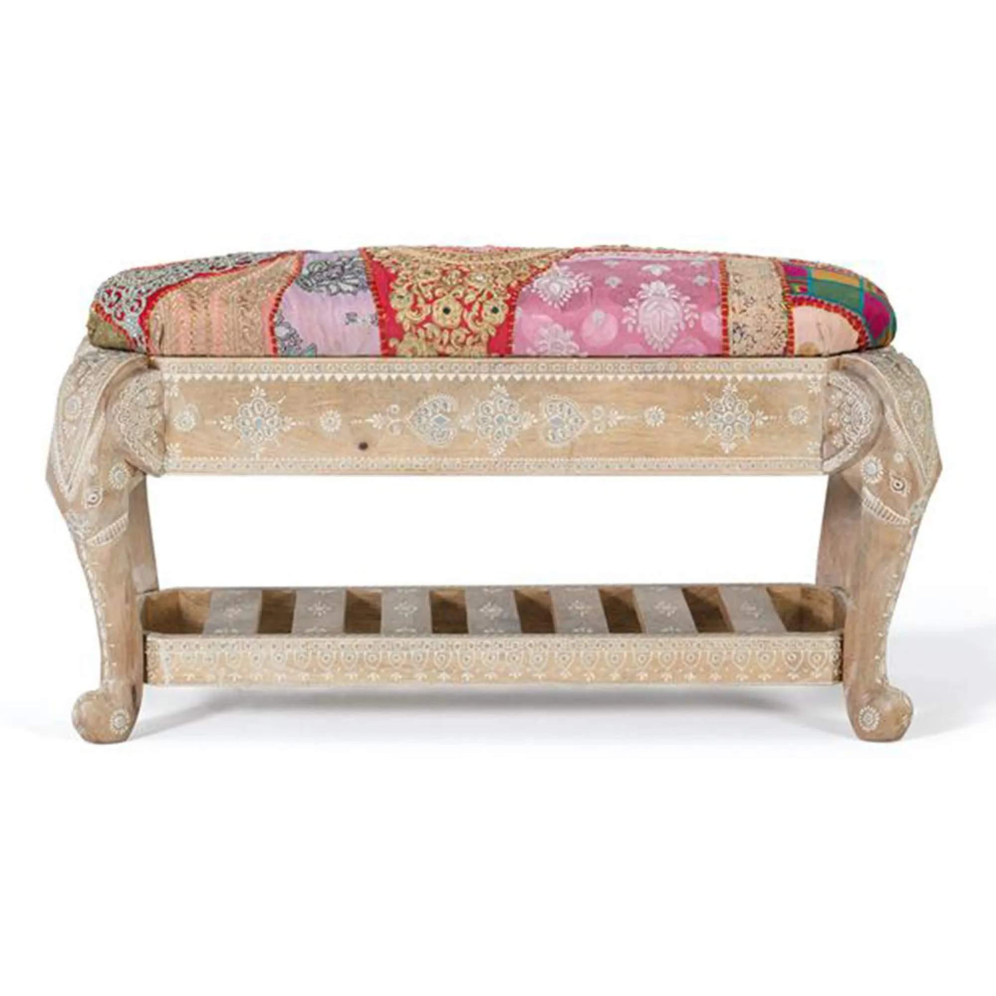 Ringtown Bench - Mango Wood - Padded