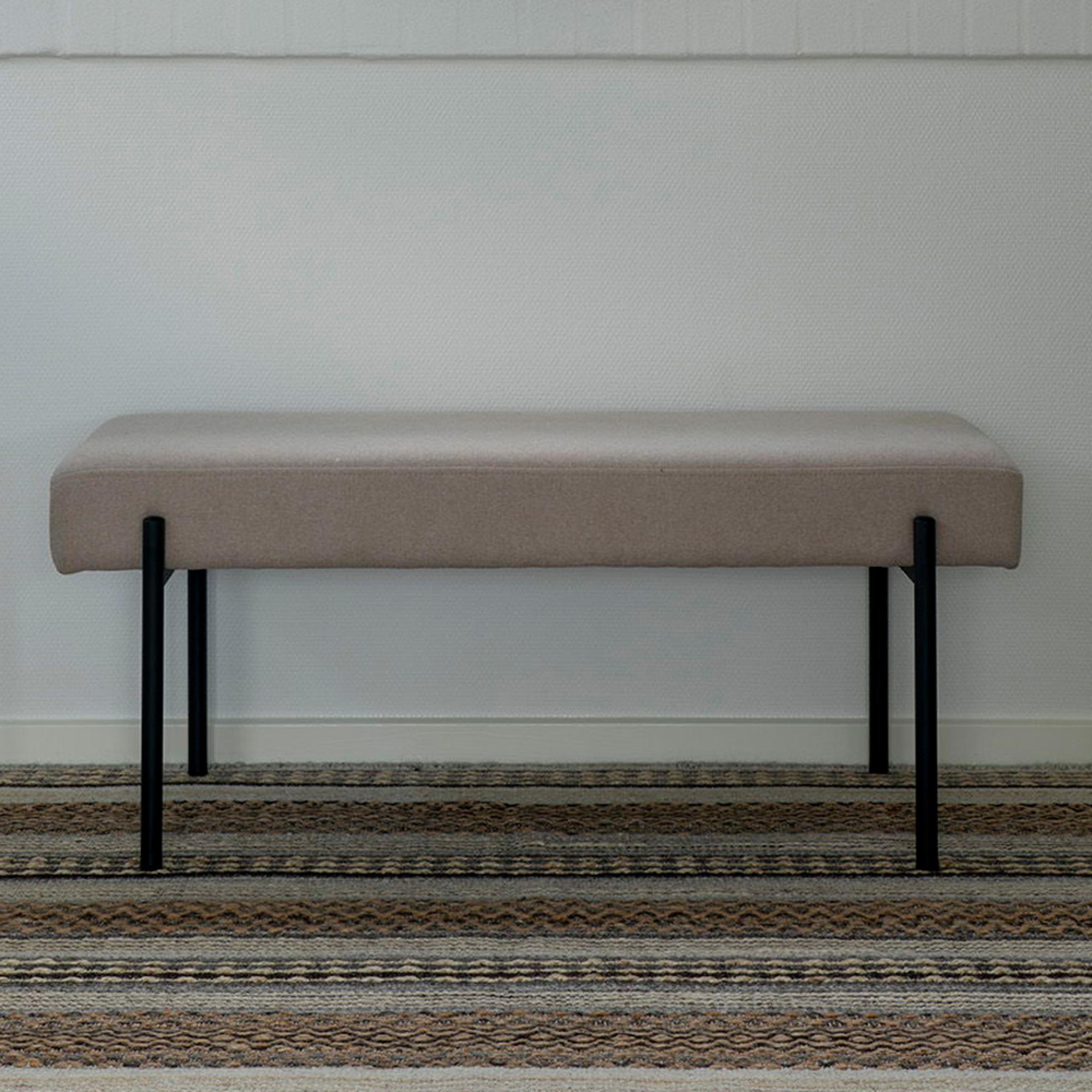Swindon Bench - Stone Fabric