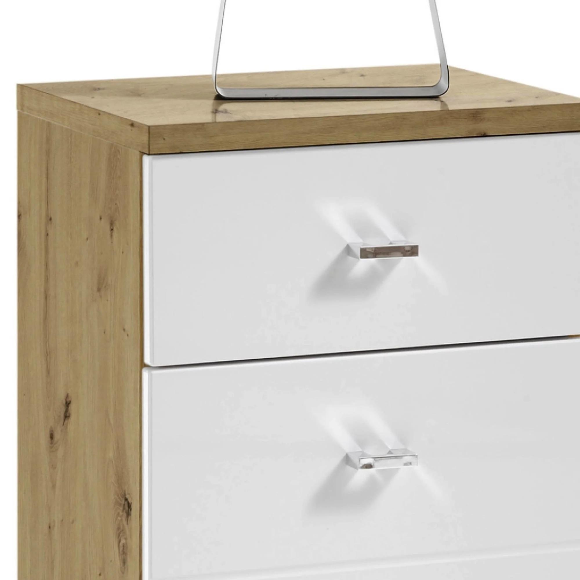 Pool White Gloss Storage Cabinet - 1 Door